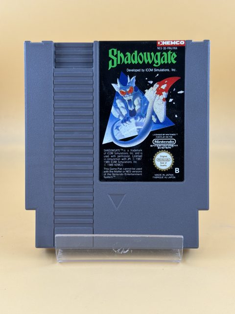 Shadowgate Nintendo NES - jeu en cartouche