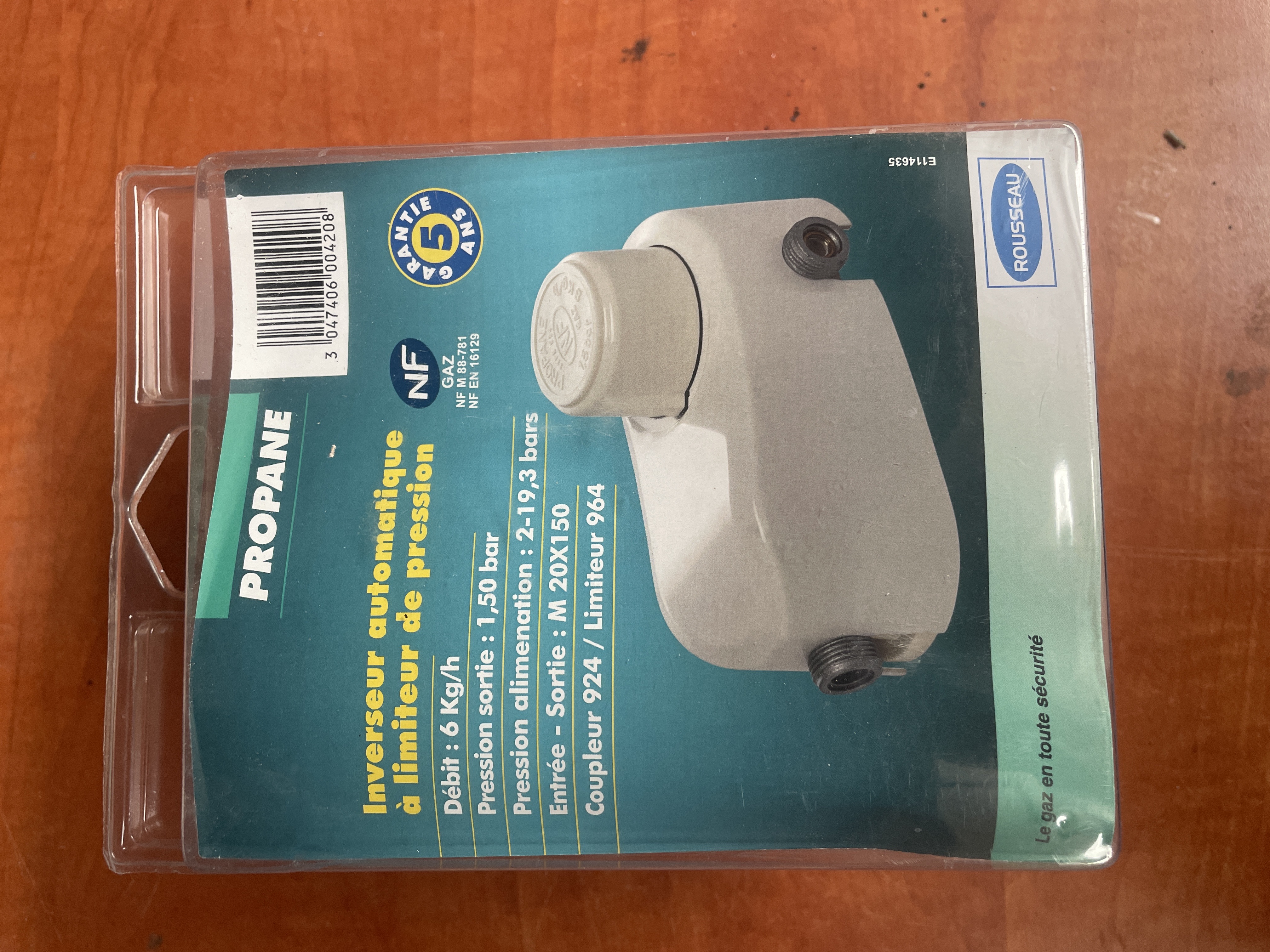 Rousseau inverseur automatique propane 964/924 M20x150