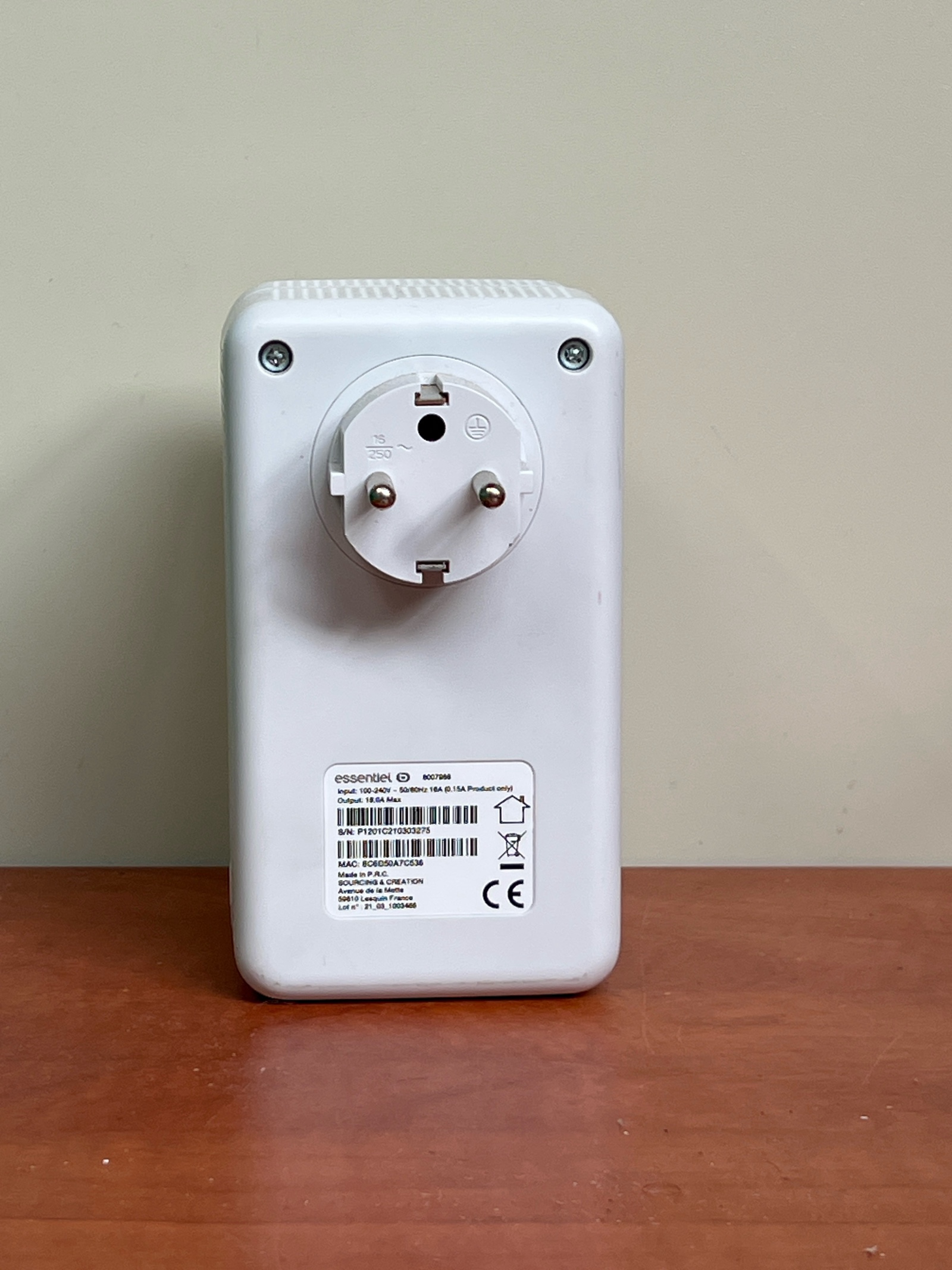 Essentiel b adaptateur CPL avec prise gigogne — photo 2