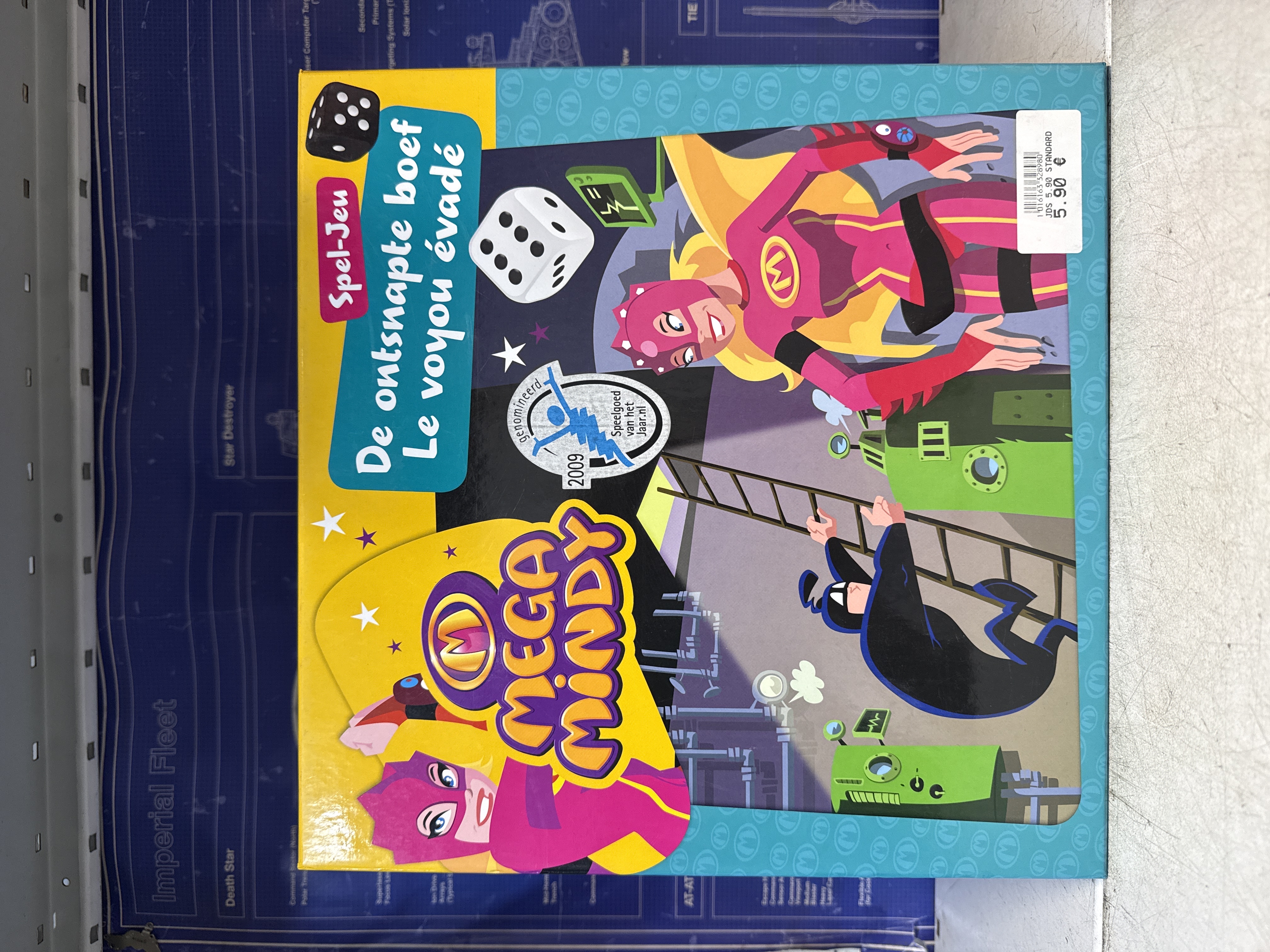 Studio 100 Mega Mindy - Spel-boek De ontsnapte boef / Le voyou évadé