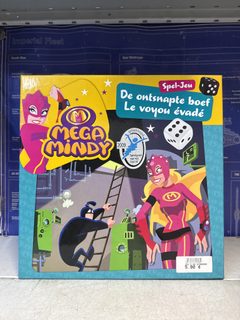 Studio 100 Mega Mindy - Spel-boek De ontsnapte boef / Le voyou évadé