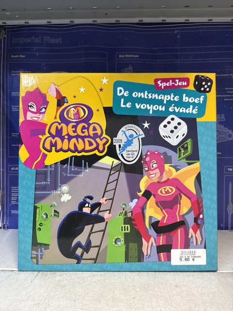 Studio 100 Mega Mindy - Spel-boek De ontsnapte boef / Le voyou évadé