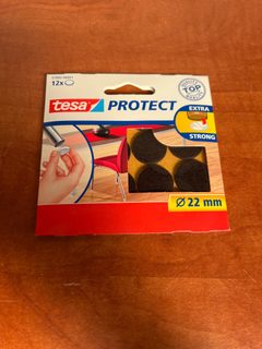 tesa Protect patins en feutre Ø 22 mm (12 pièces) - Extra Strong