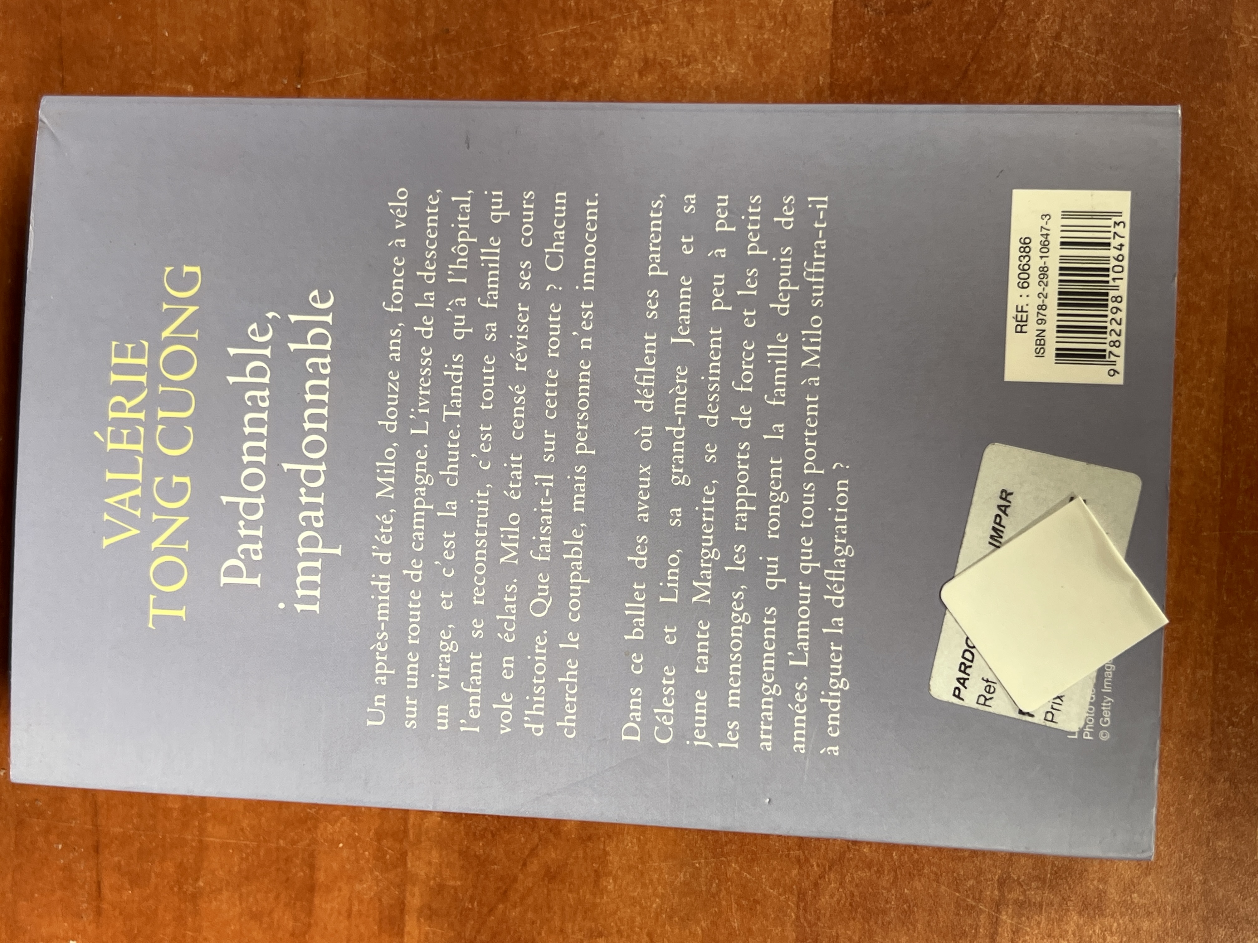 Pardonnable, Impardonnable — photo 2
