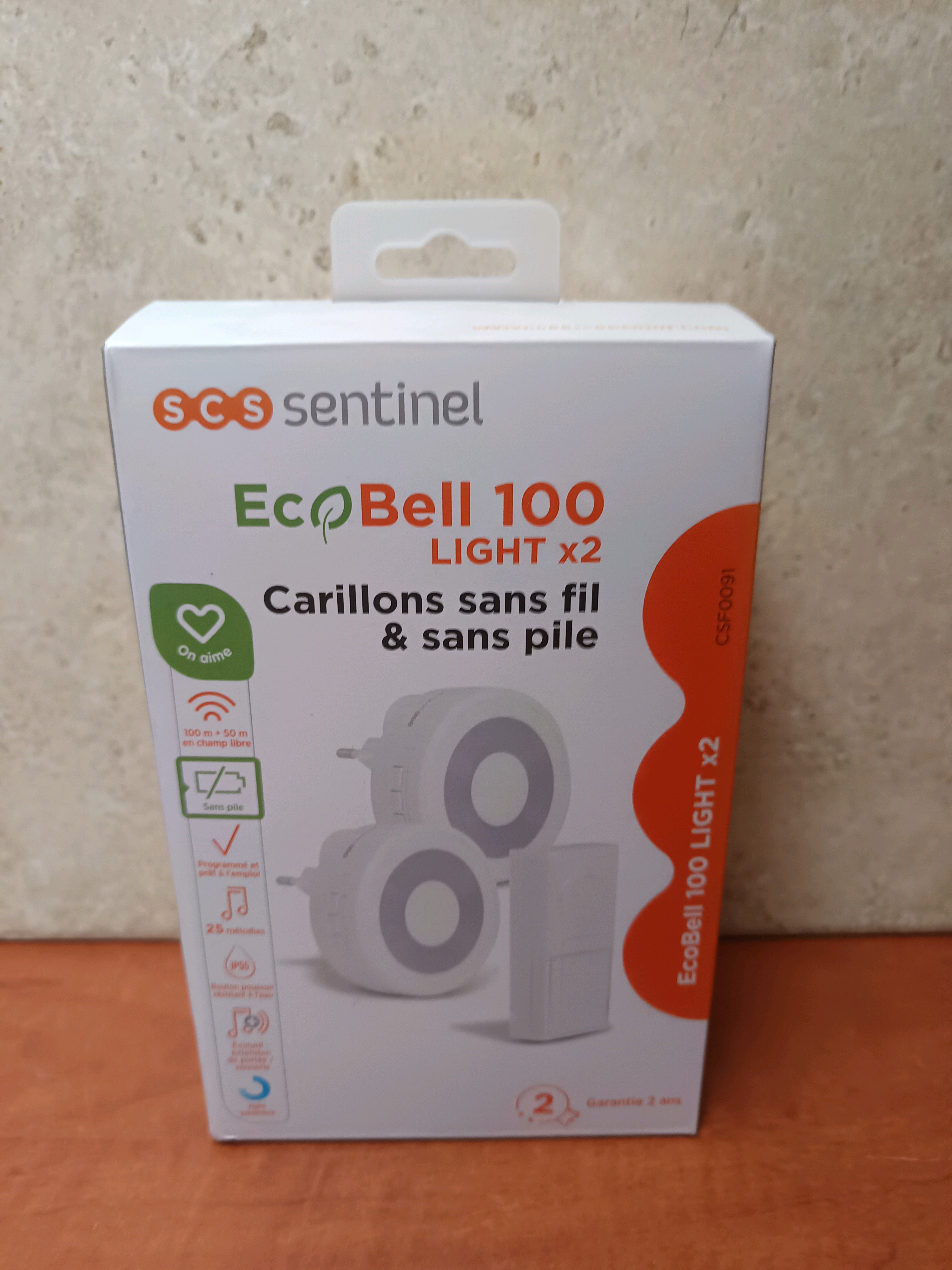 Carillons Ecobell 100 Light sans fil sans pile