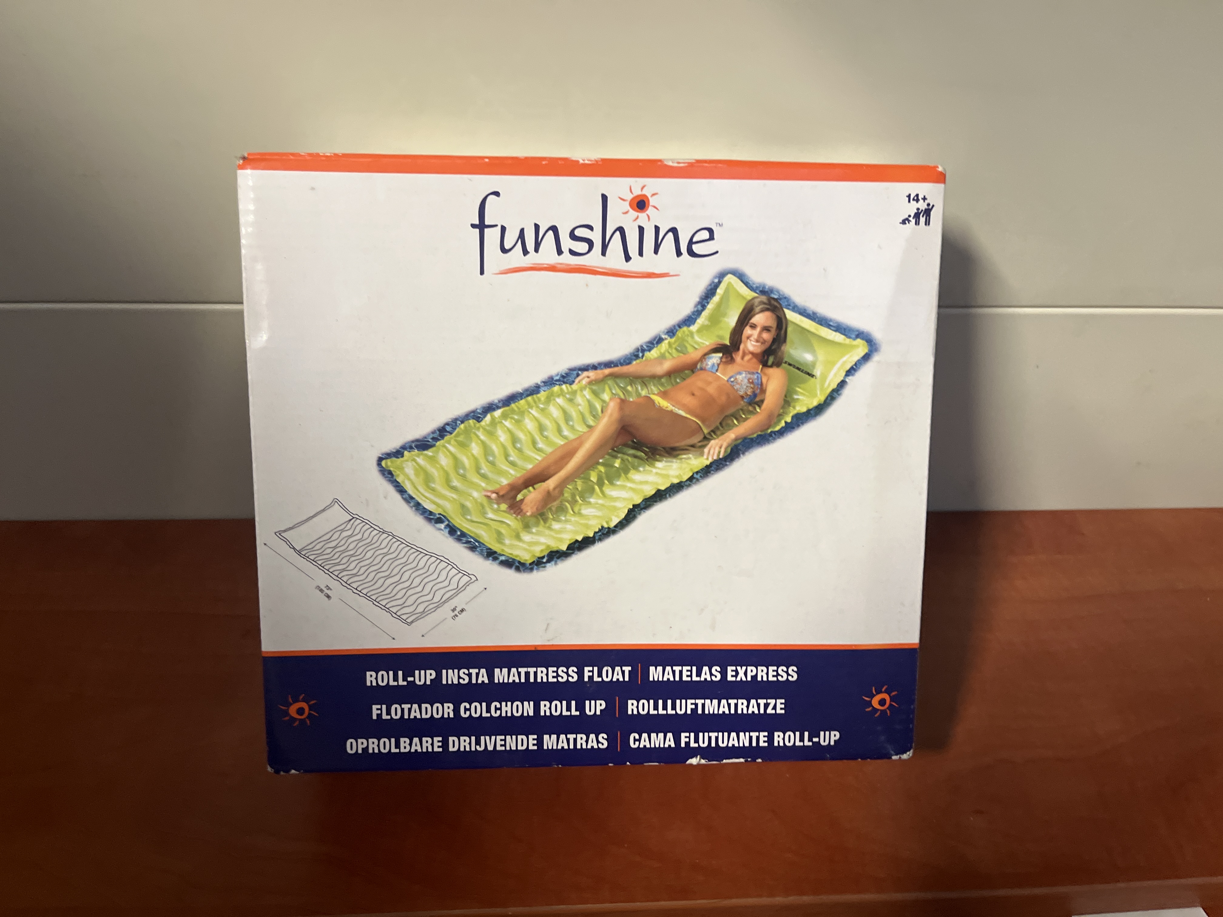 Funshine Roll-Up Insta Mattress Float (Matelas Express)