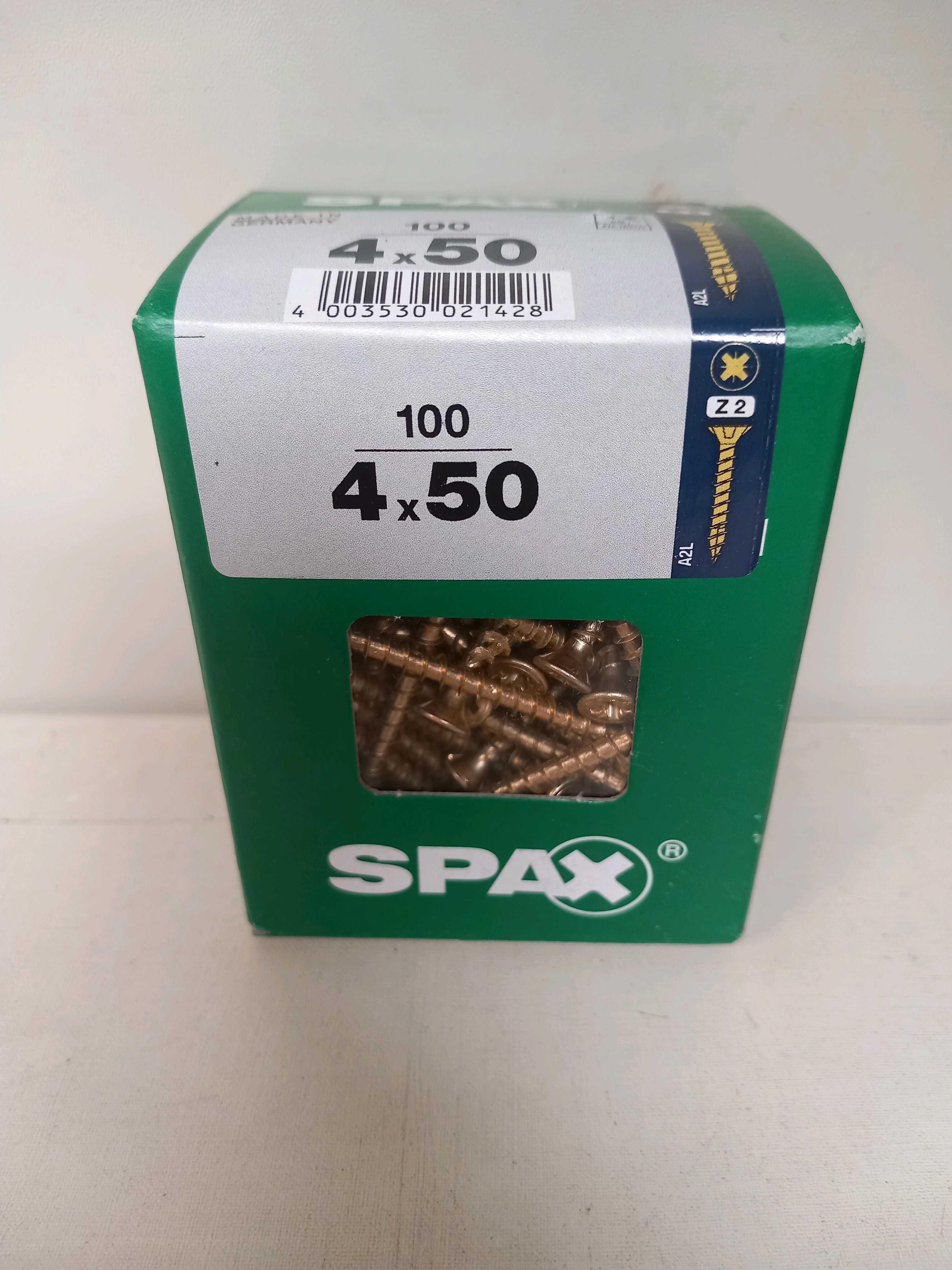 SPAX vis 4 x 50 - boîte de 100