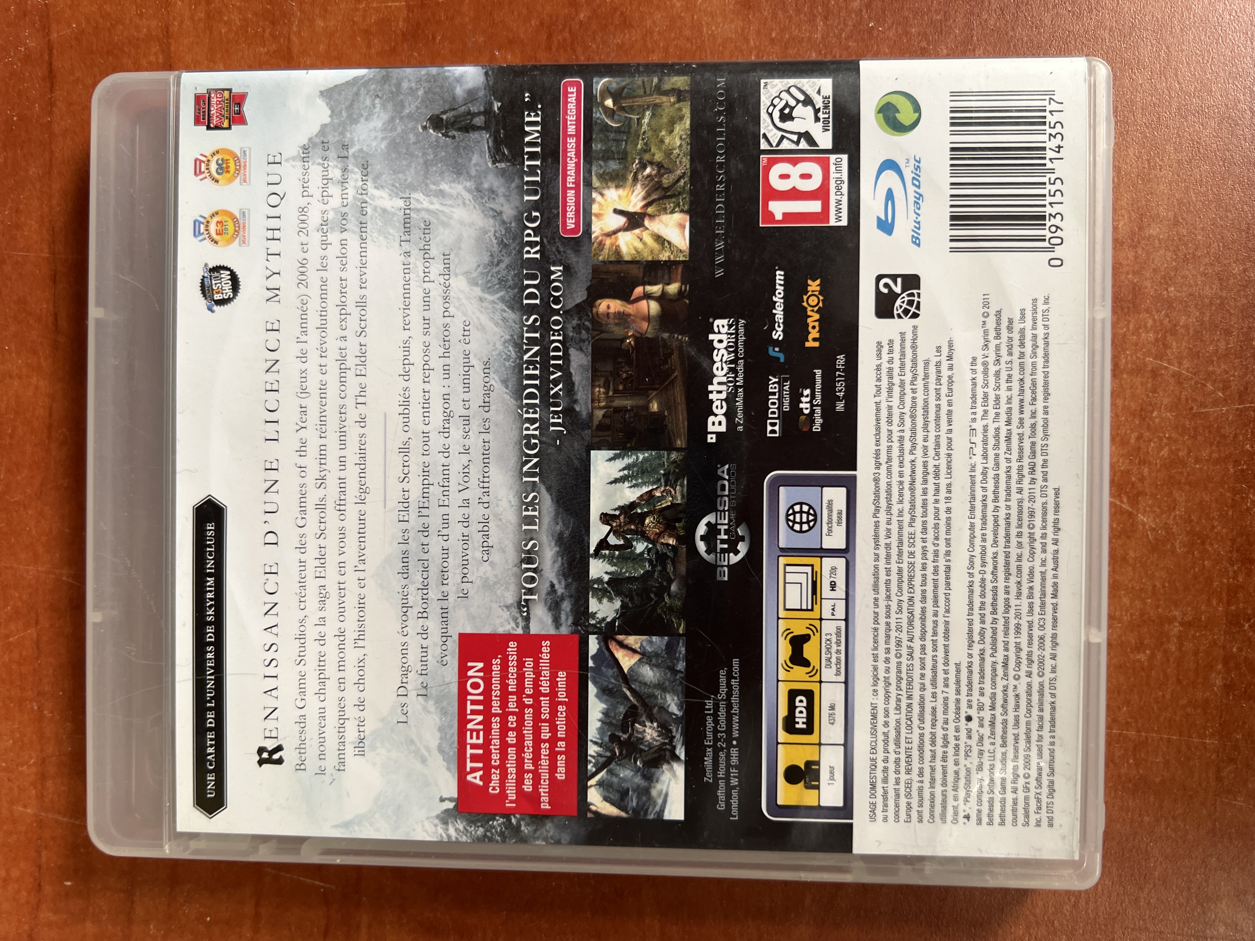 The Elder Scrolls V - Skyrim - Edition Limitée Ps3 — photo 2