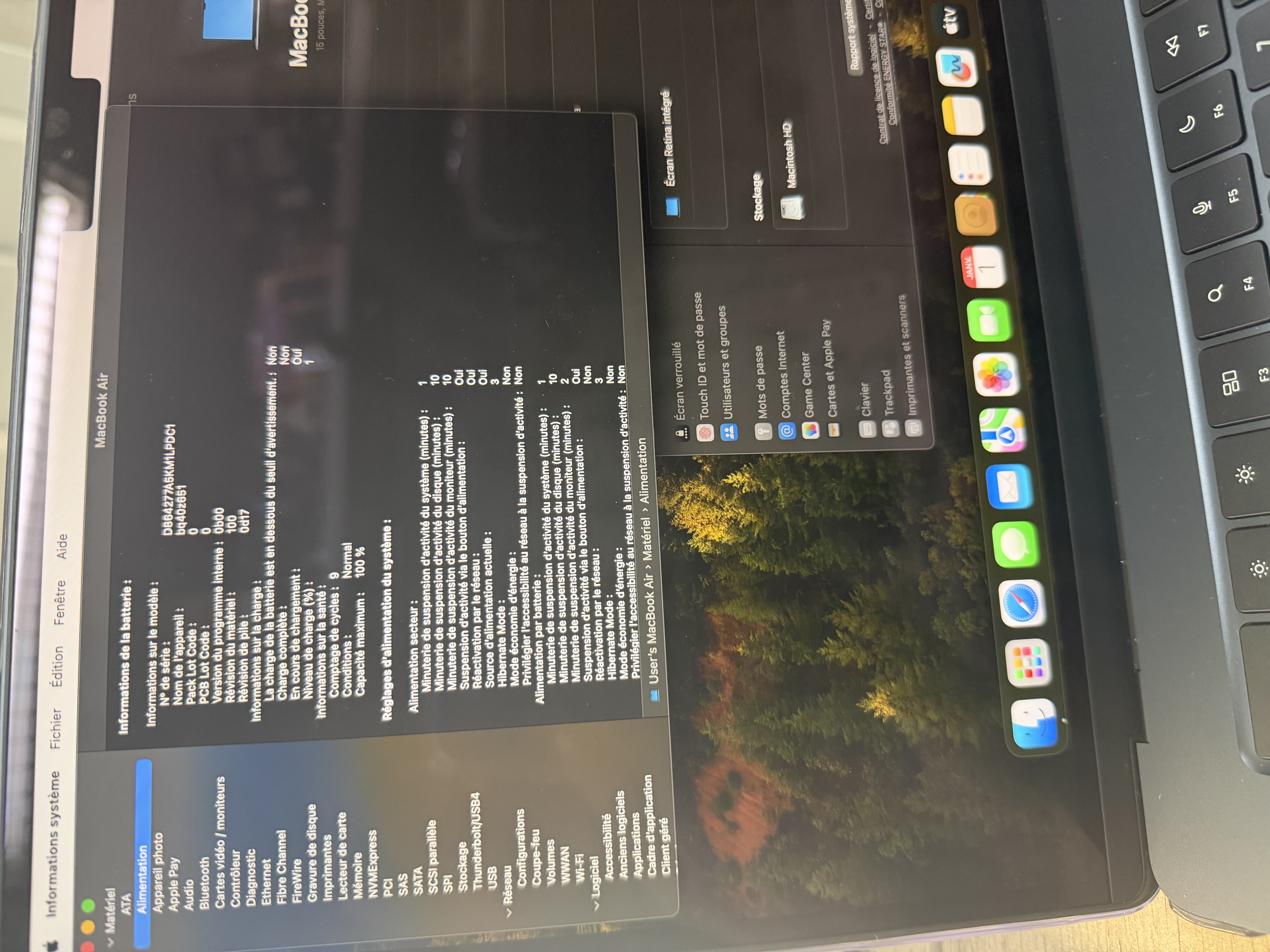 Apple MacBook Air 15,3 M3 8 Go 256 Go Minuit — photo 3