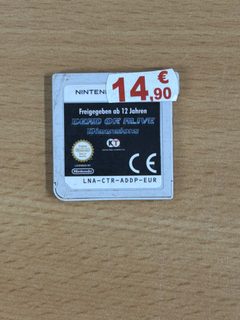 Dead or Alive Dimensions Nintendo 3DS