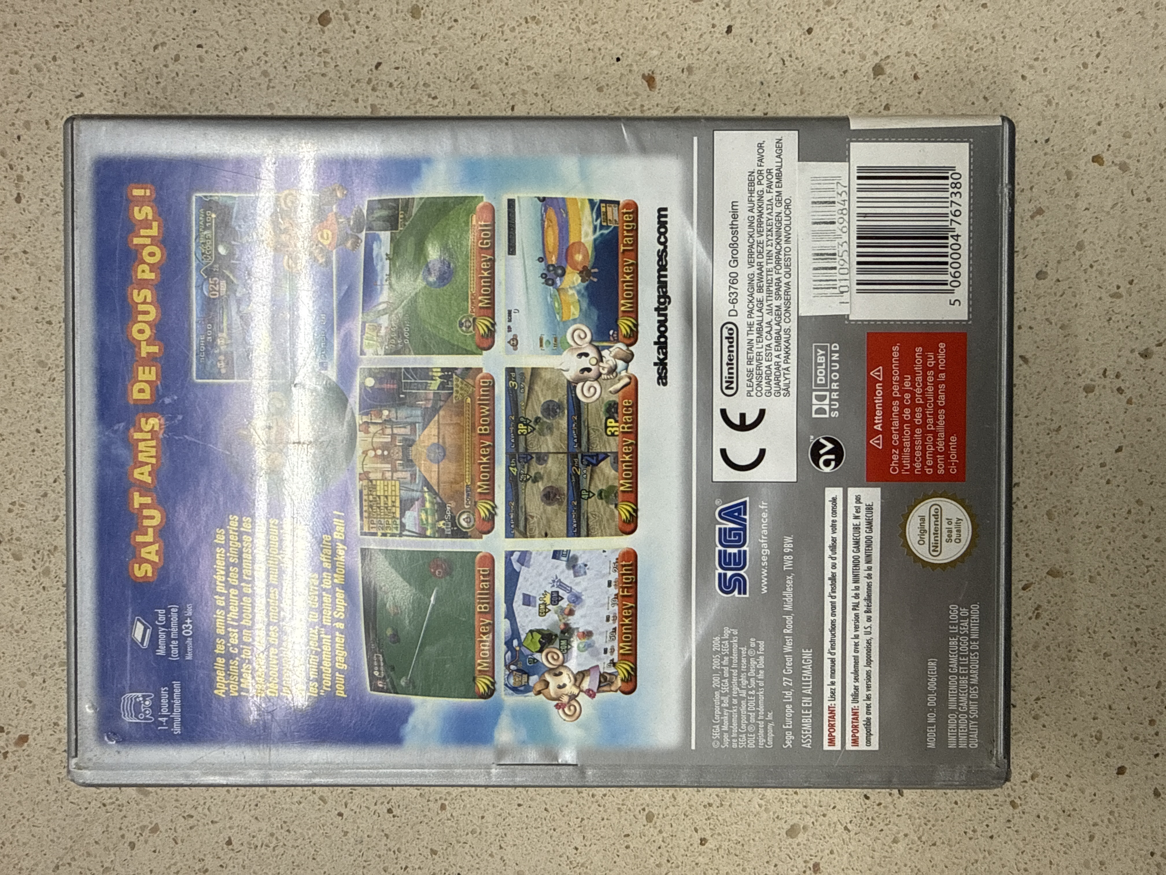 Jeu Super Monkey Ball Nintendo GameCube PAL — photo 3