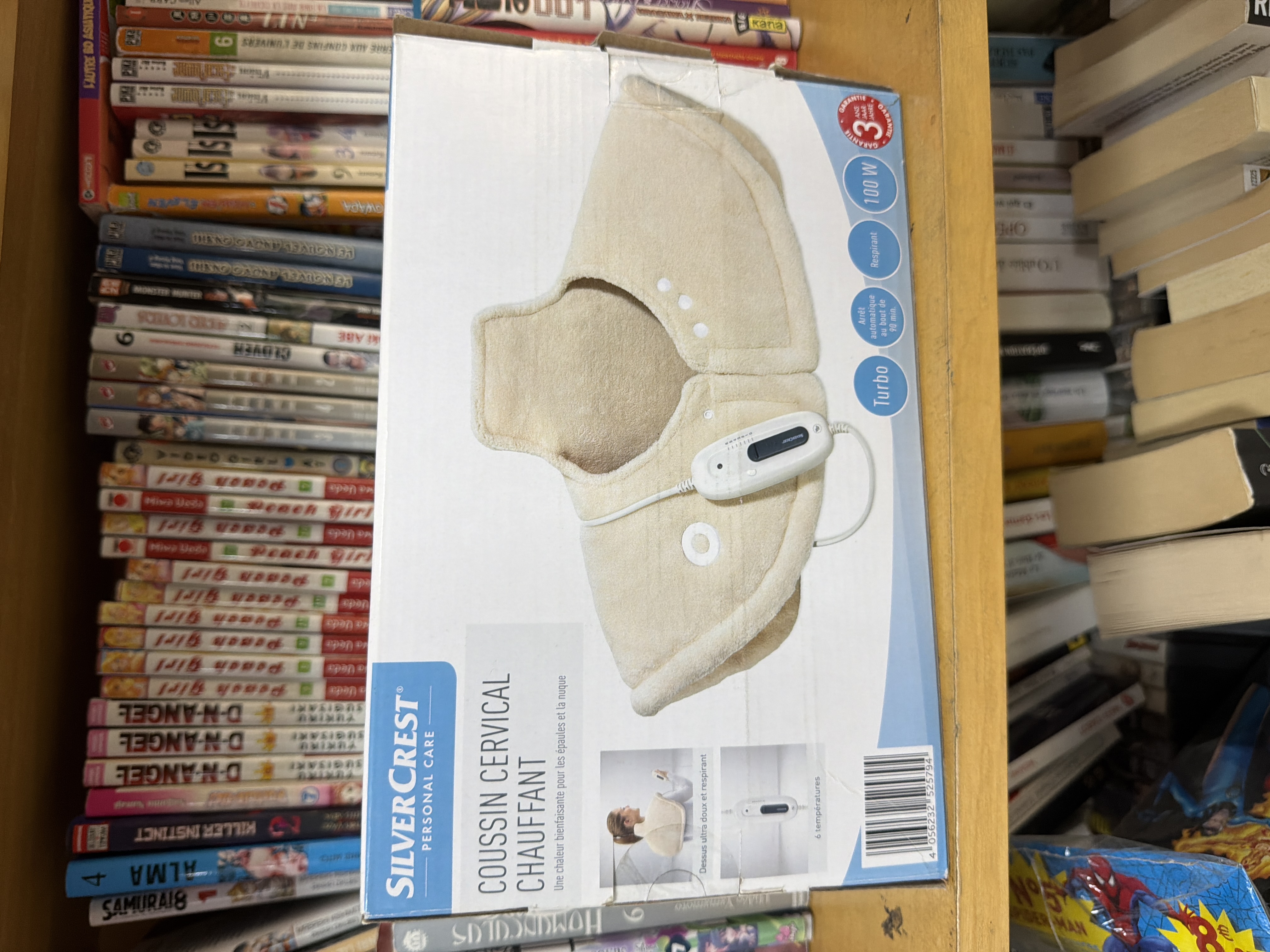 Silvercrest SSHK100 E5 coussin cervical chauffant 100 W