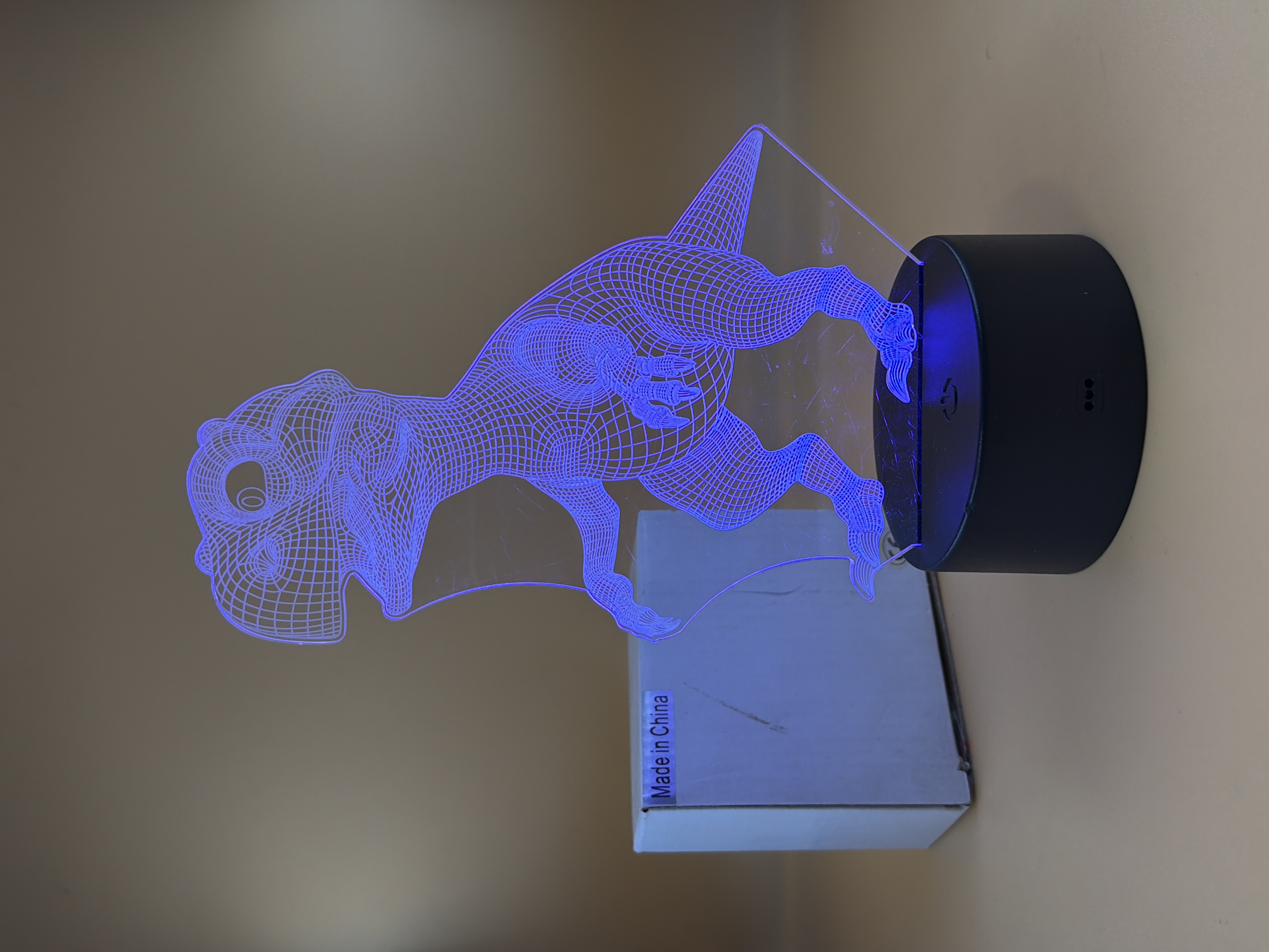 Lampe 3D LED dinosaure