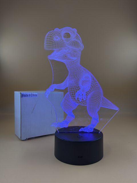 Lampe 3D LED dinosaure