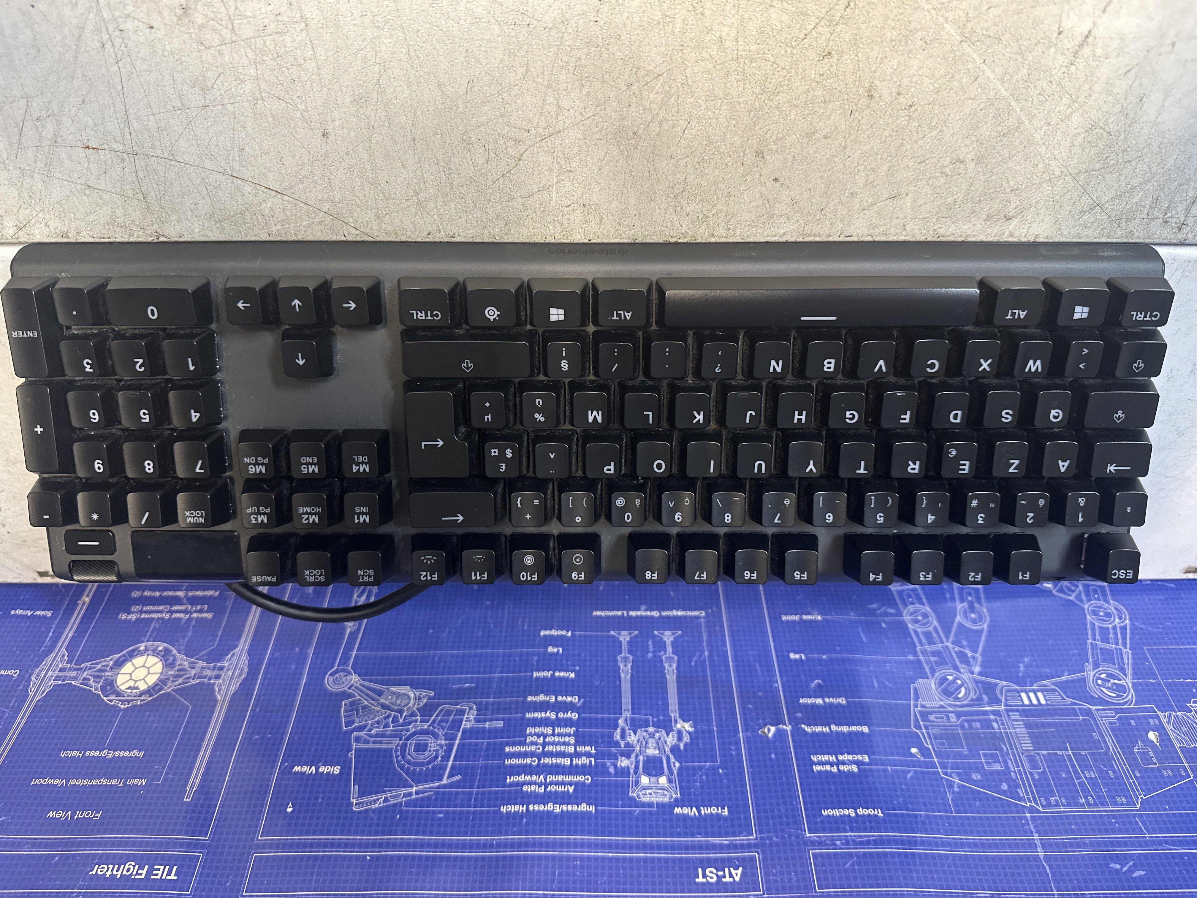 Clavier gaming SteelSeries Apex Pro filaire AZERTY avec pavé numérique