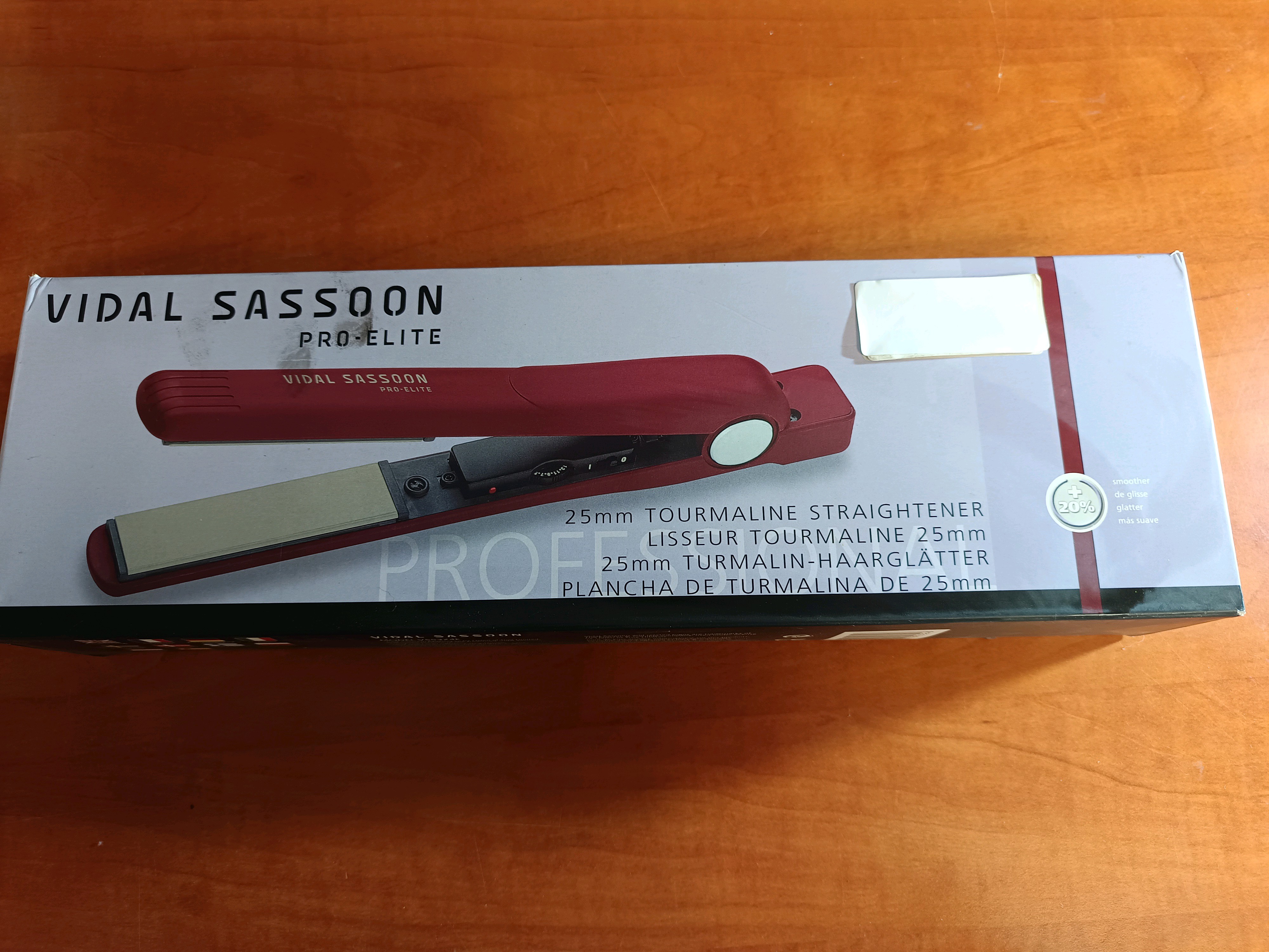 Lisseur tourmaline 25 mm Vidal Sassoon Pro Elite