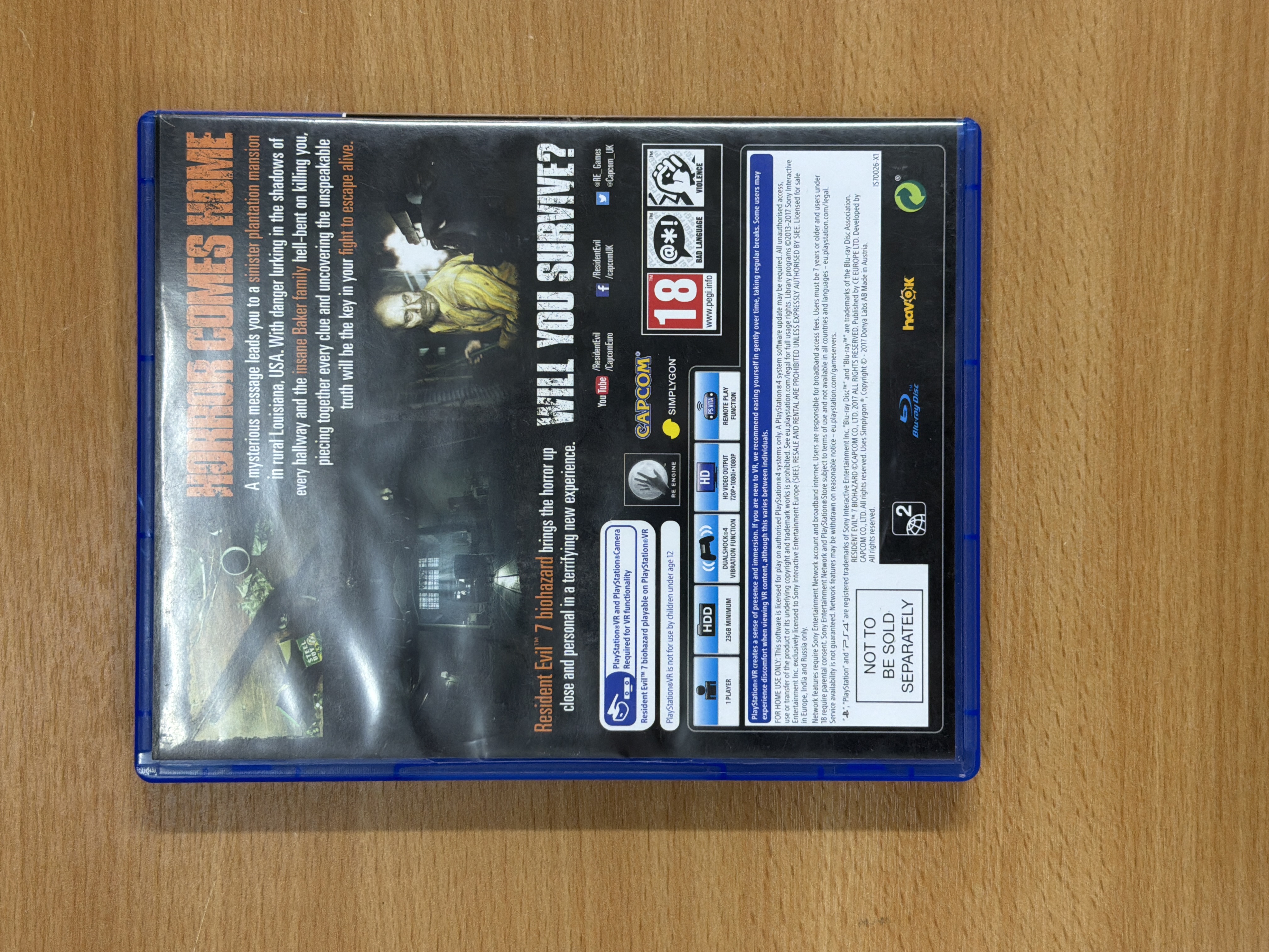 Resident Evil 7 Biohazard PS4 — photo 2