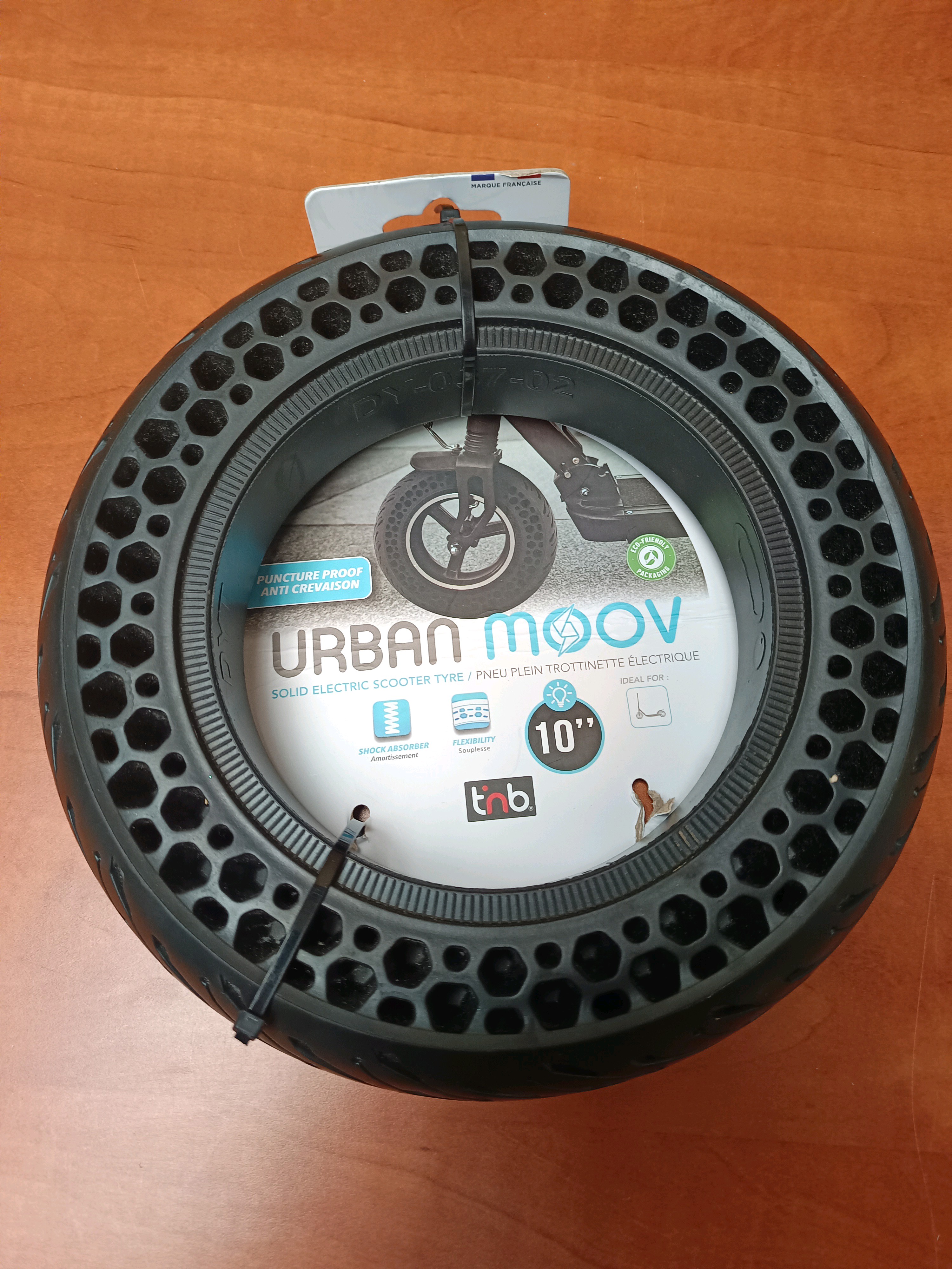 Pneu plein 10 pouces pour trottinette électrique T'nB Urban Moov
