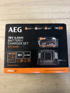 AEG SETL1860S pack batterie 18V 4.0Ah et chargeur