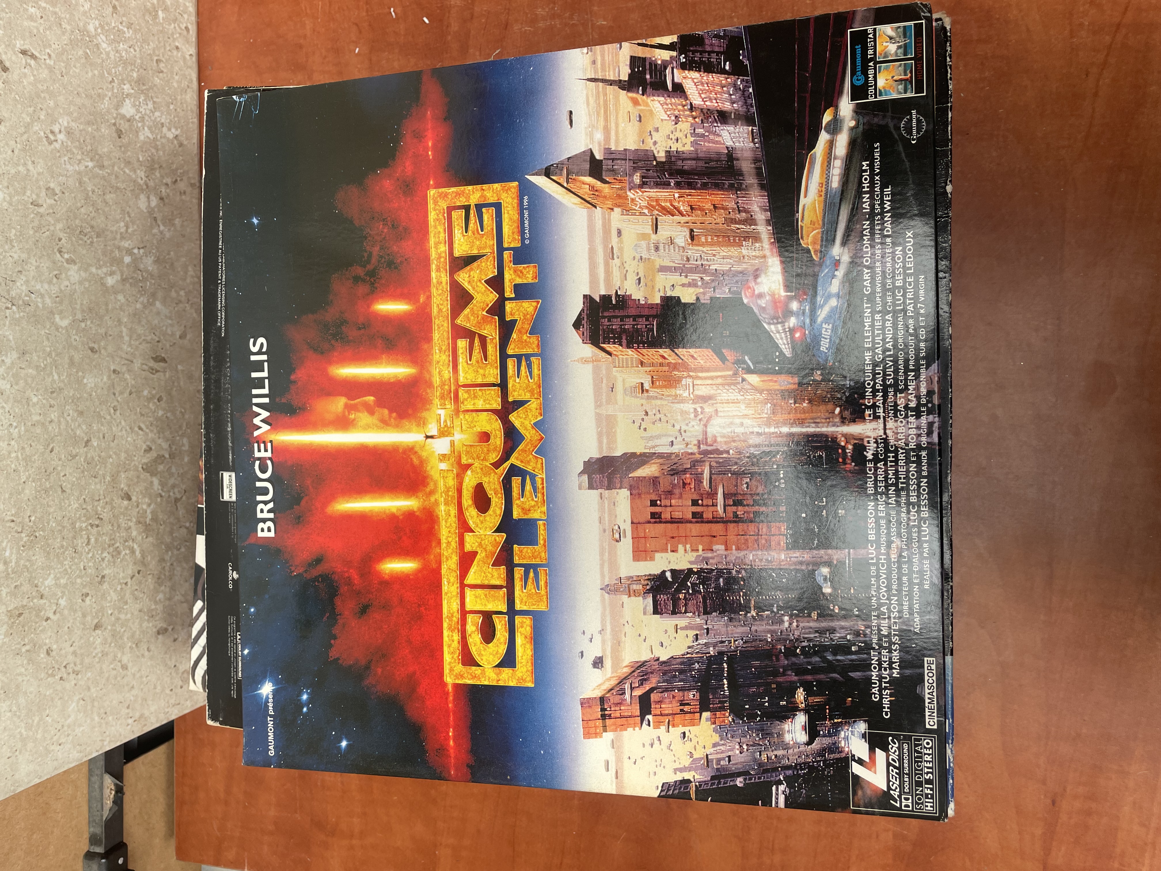 Le Cinquième Élément LaserDisc édition française
