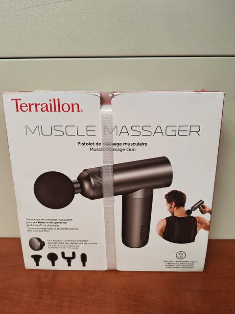 Pistolet de massage Terraillon Muscle Massager avec embout chauffant
