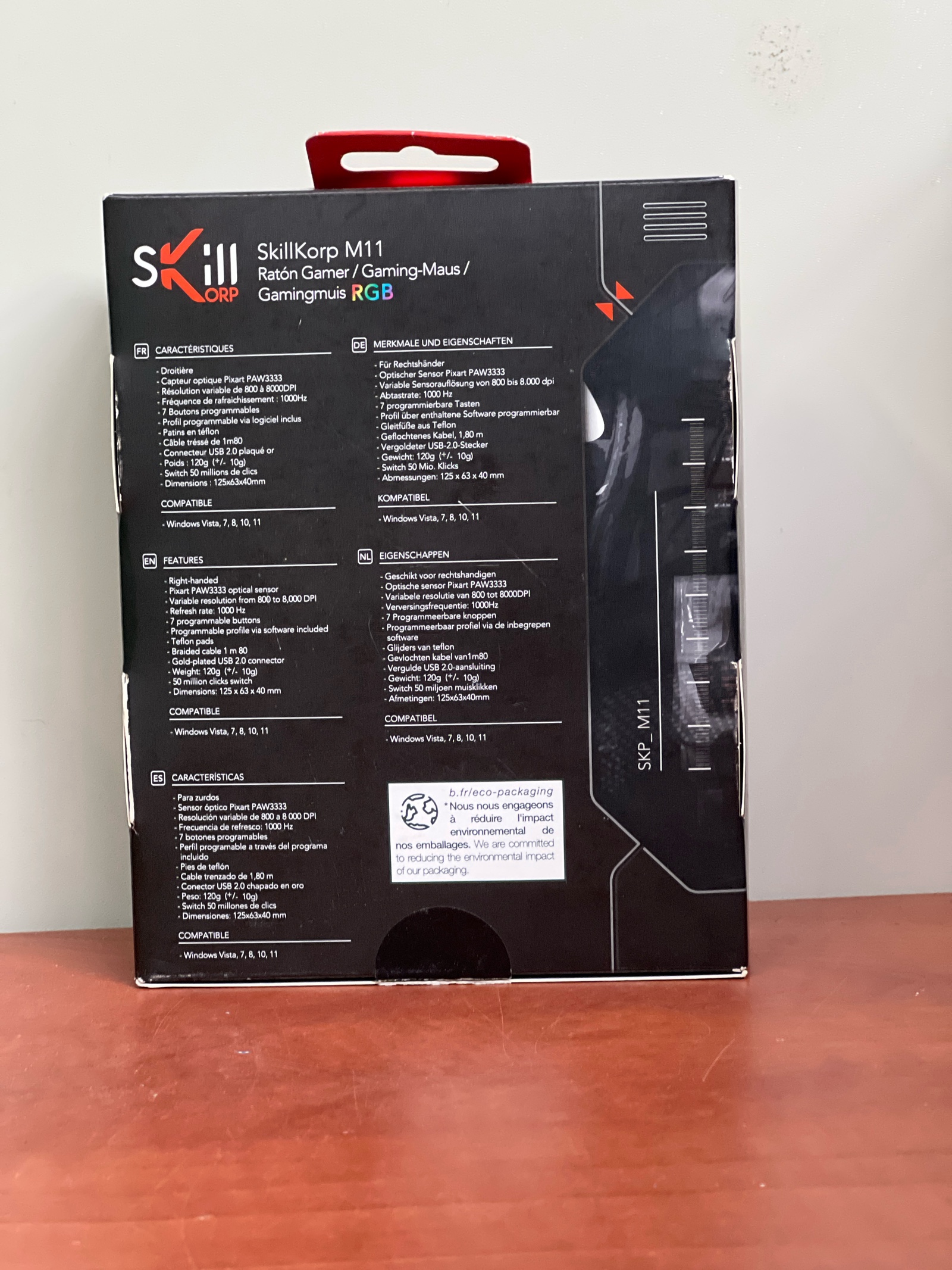 SkillKorp SKL-KM11 Souris gamer RGB — photo 2