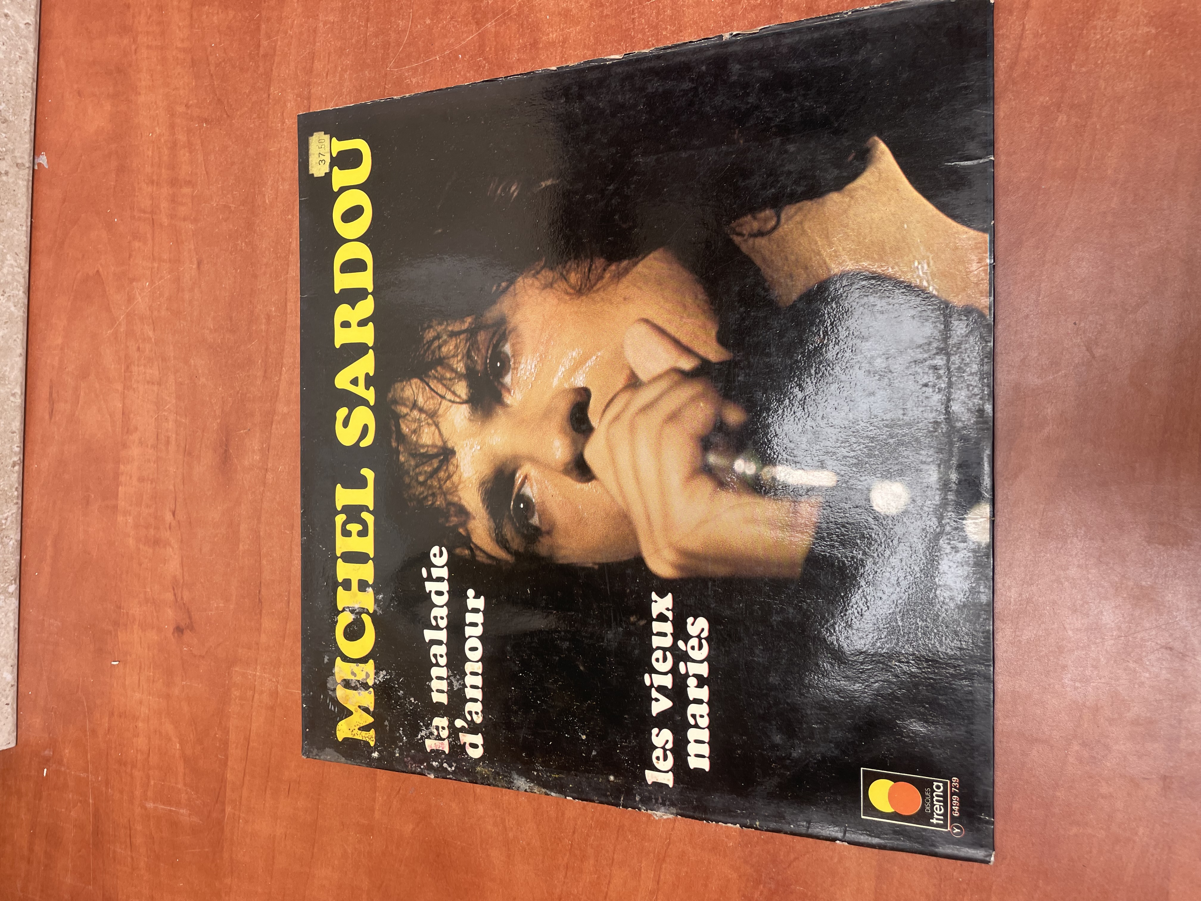 Vinyle Michel Sardou La maladie d'amour Les vieux mariés