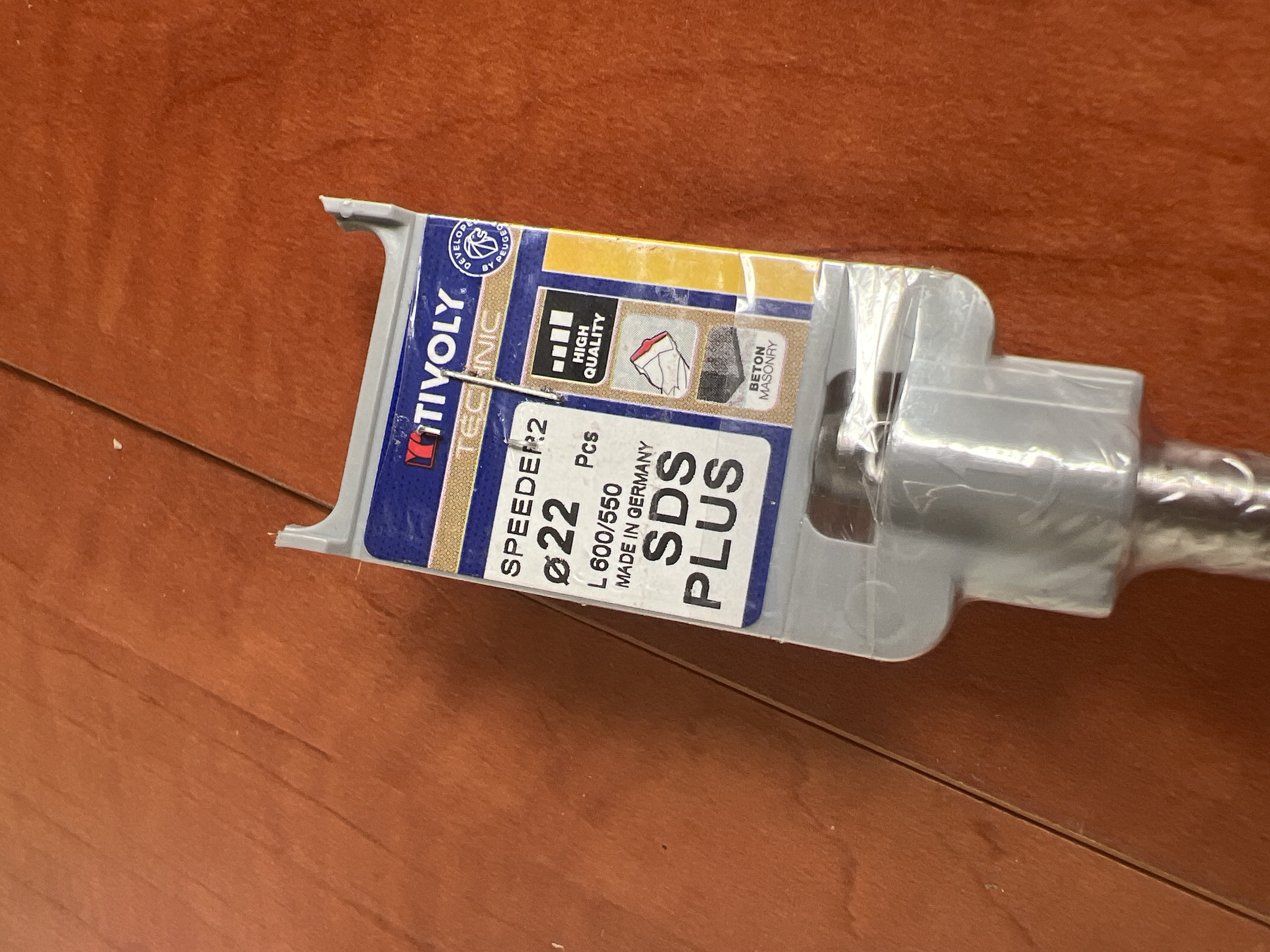 Foret béton Tivoly Speeder 2 SDS-Plus Ø22 mm 600 mm — photo 2