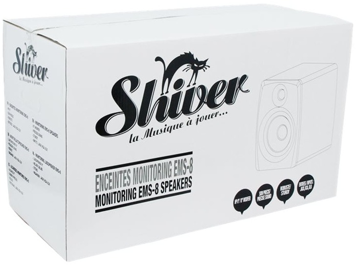 Shiver EMS8 paire d'enceintes monitoring 8" 150 W