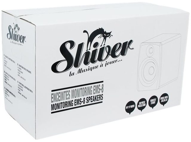 Shiver EMS8 paire d'enceintes monitoring 8" 150 W