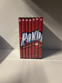 Boîte de rangement "POW!" rouge
