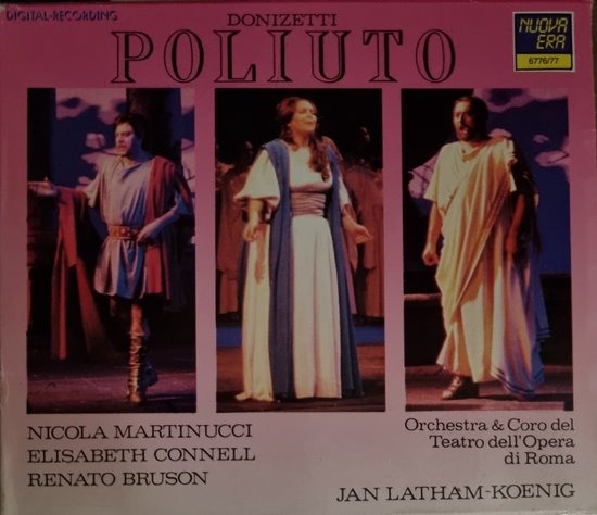Donizetti Poliuto 2 CD Jan Latham-Koenig Nuova Era
