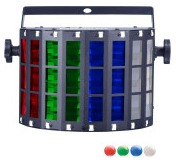 Power Lighting Mini Mega LED ST effet Derby RGBW stroboscope