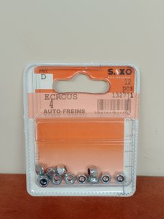 Écrous auto-frein SAXO acier zingué Ø4 mm x12