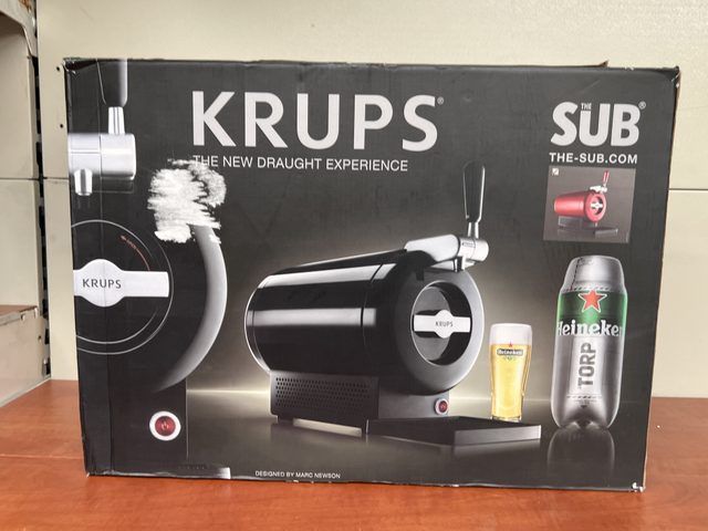 Tireuse à bière Krups THE SUB VB650510 rouge 70 W