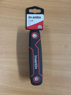 Canif 8 clés tamper torx 1,5 à 7 mm Inventiv