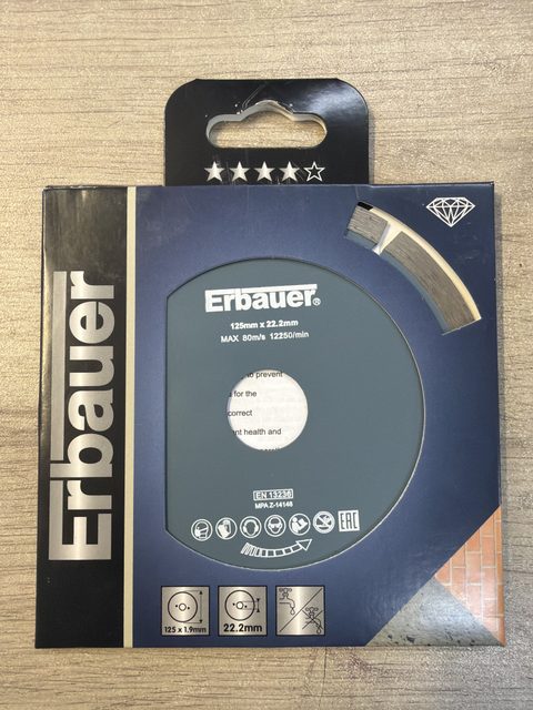 Erbauer UAC disque diamant multi-matériaux 125 mm (alésage 22,23 mm)