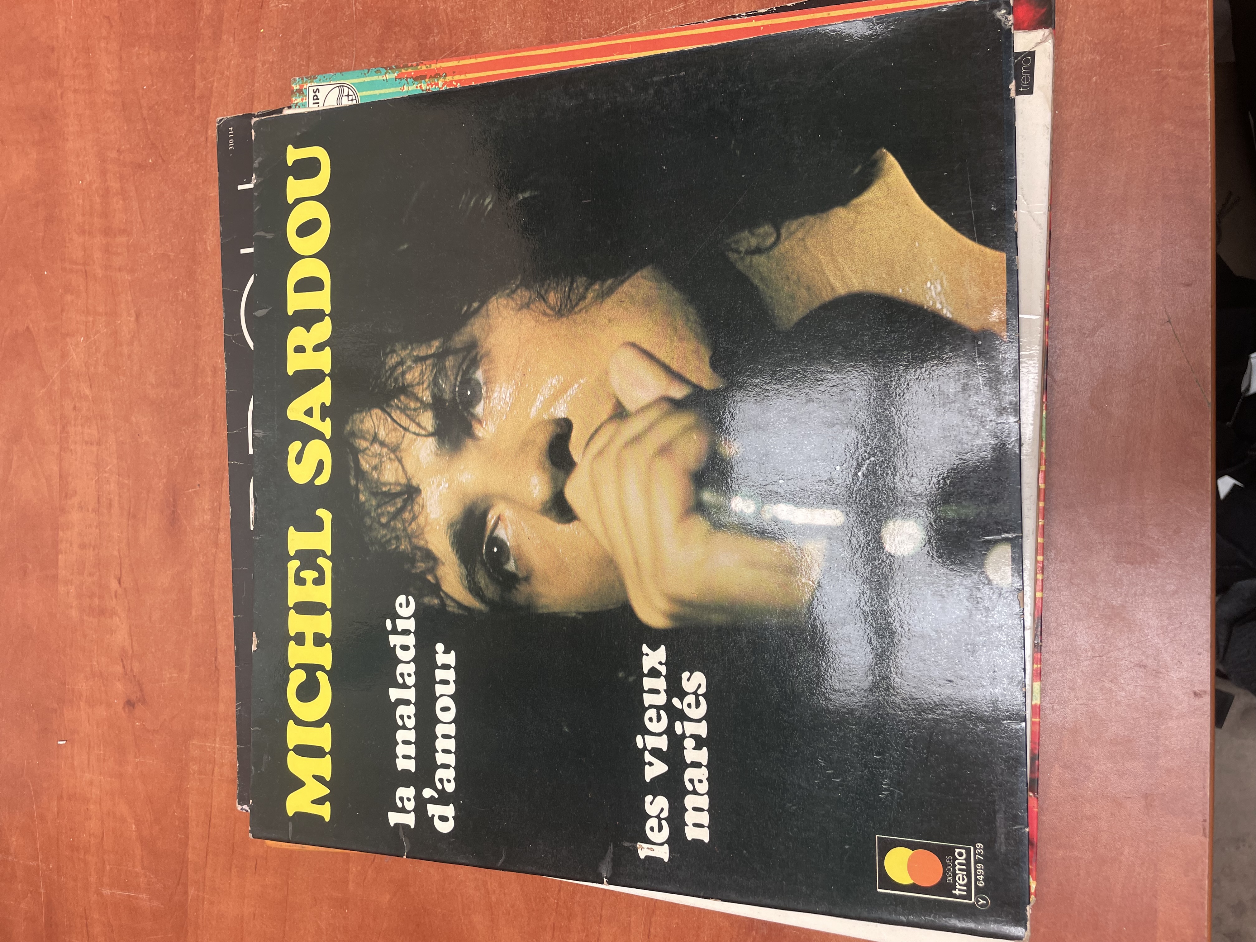 Vinyle Michel Sardou La maladie d'amour Les vieux mariés