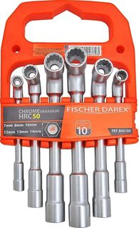 Jeu de 6 clé à pipes débouchées