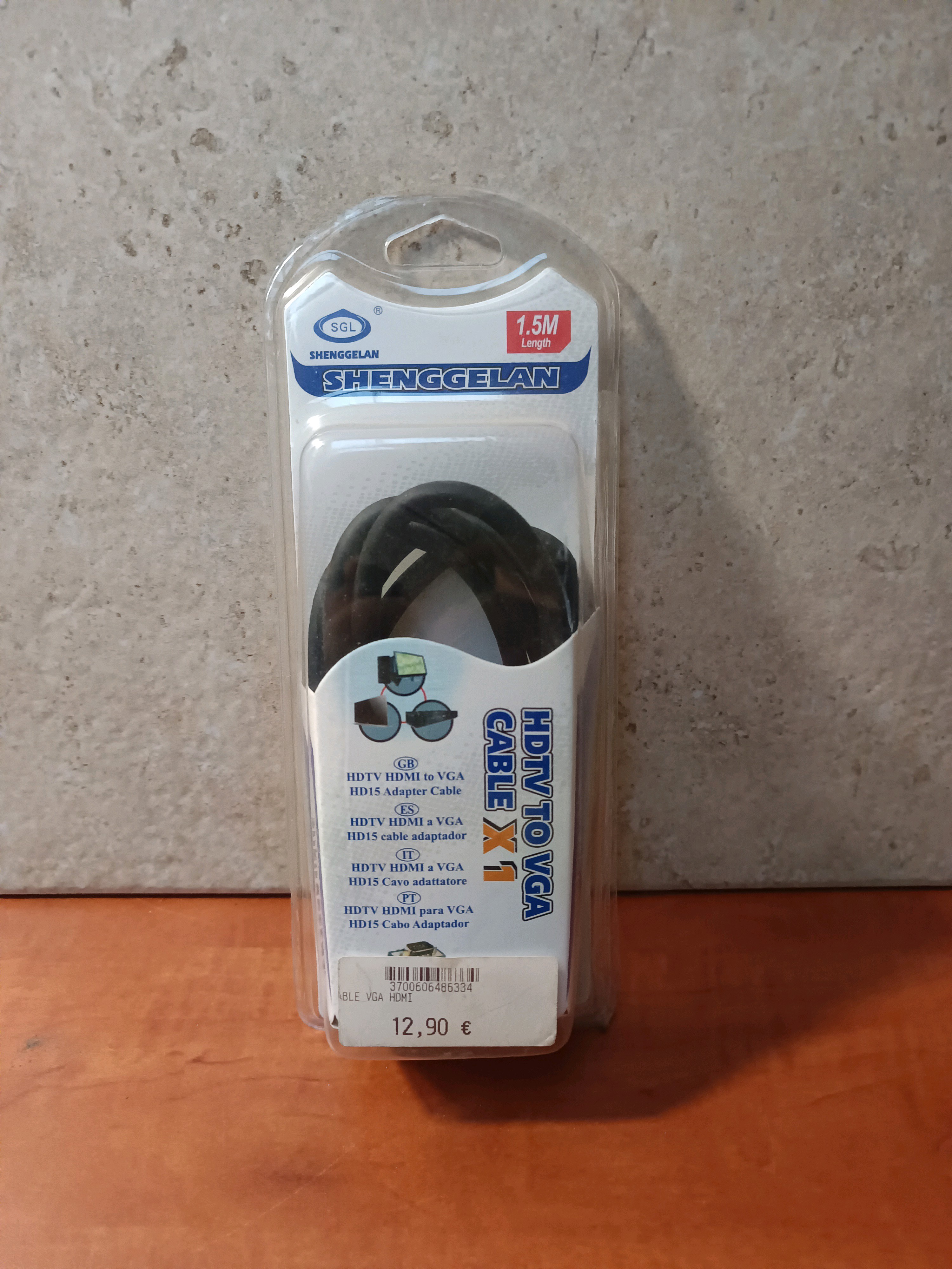 Shenggelan Câble HDTV vers VGA 1,5 m