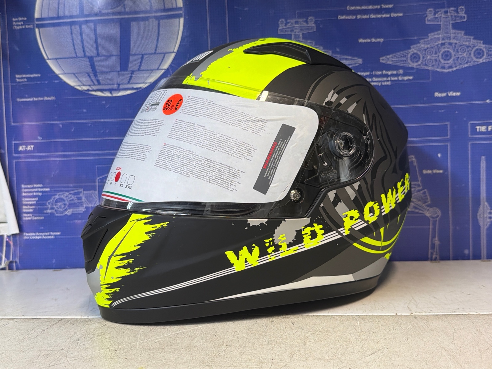 Casque moto intégral CGM Wild Power (YL 51-52 cm) — photo 2