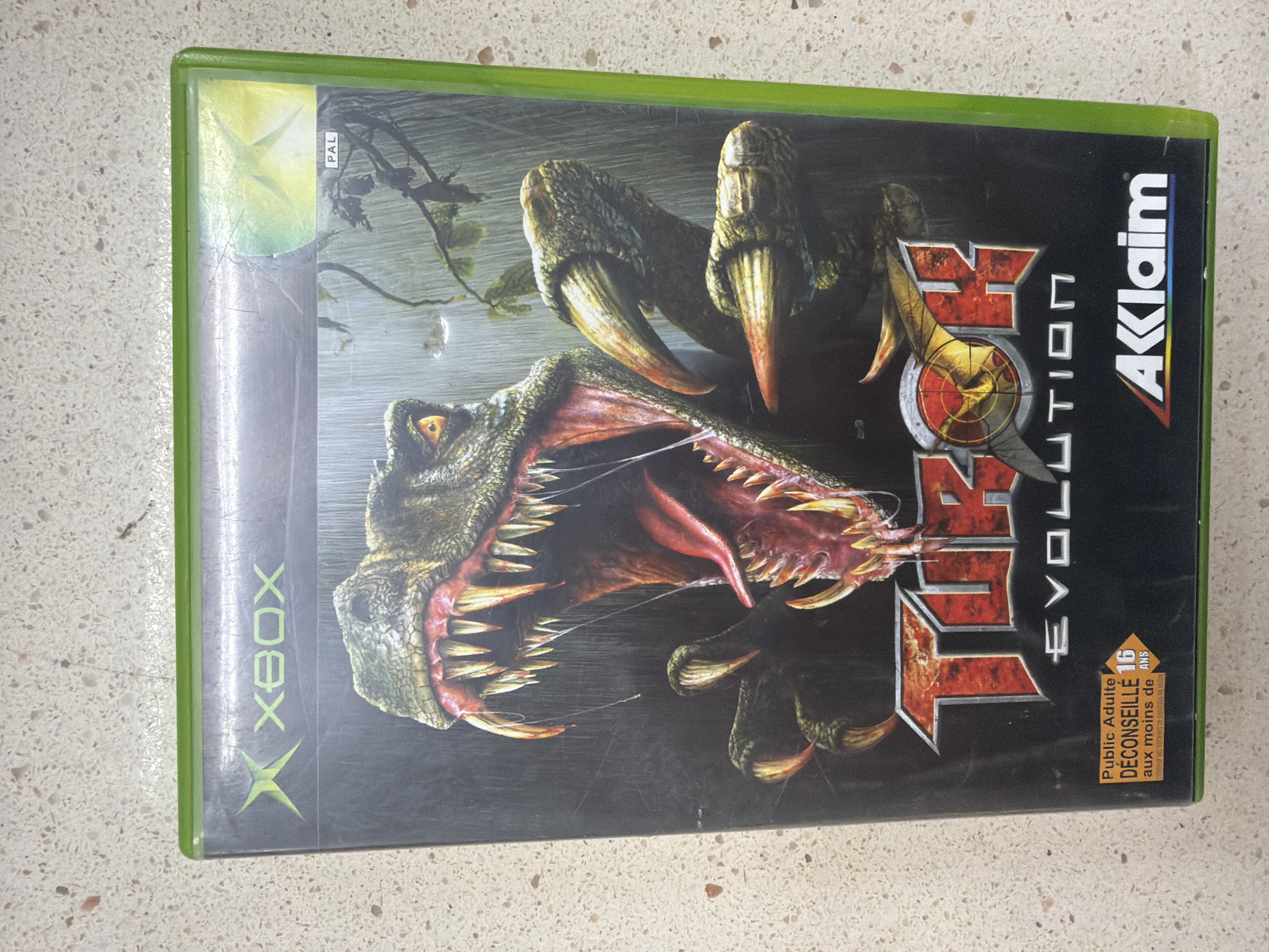 Turok Evolution Xbox jeu vidéo PAL Acclaim