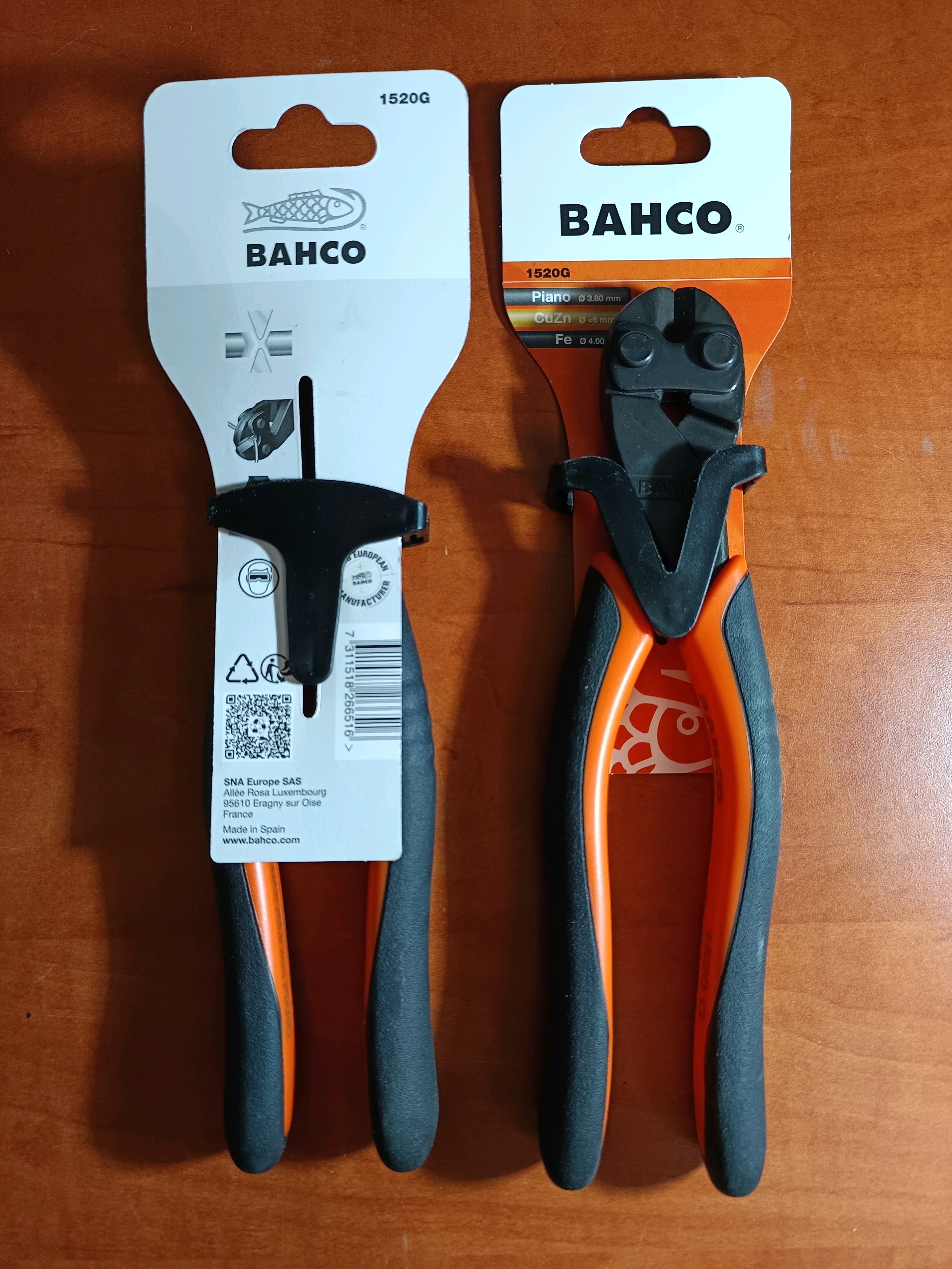 Pinces BAHCO 1520G et 1532G