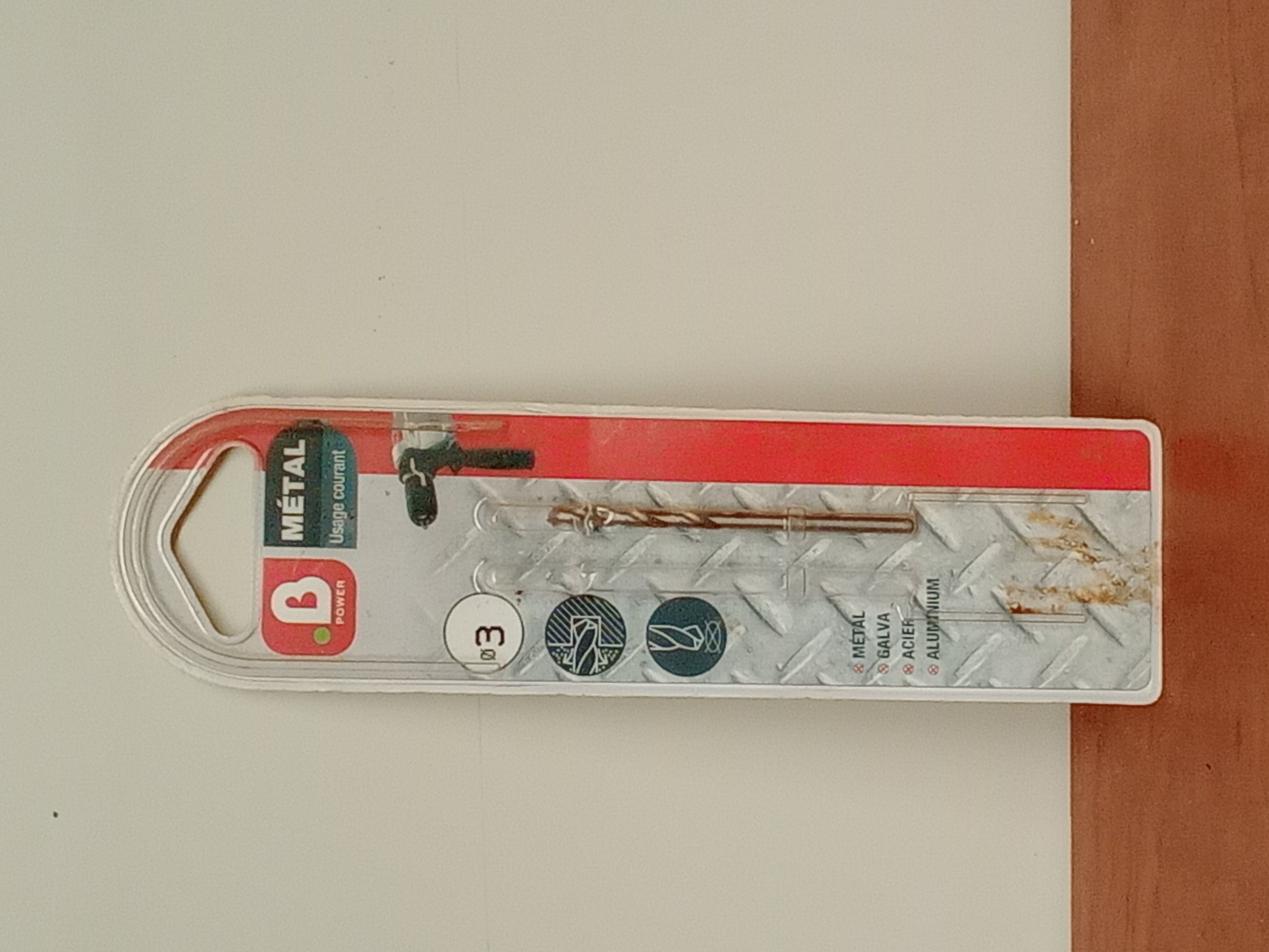 Foret métal HSS Ø3mm - B POWER