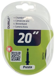 Chambre à air vélo Durca 802710 20 pouces valve Presta