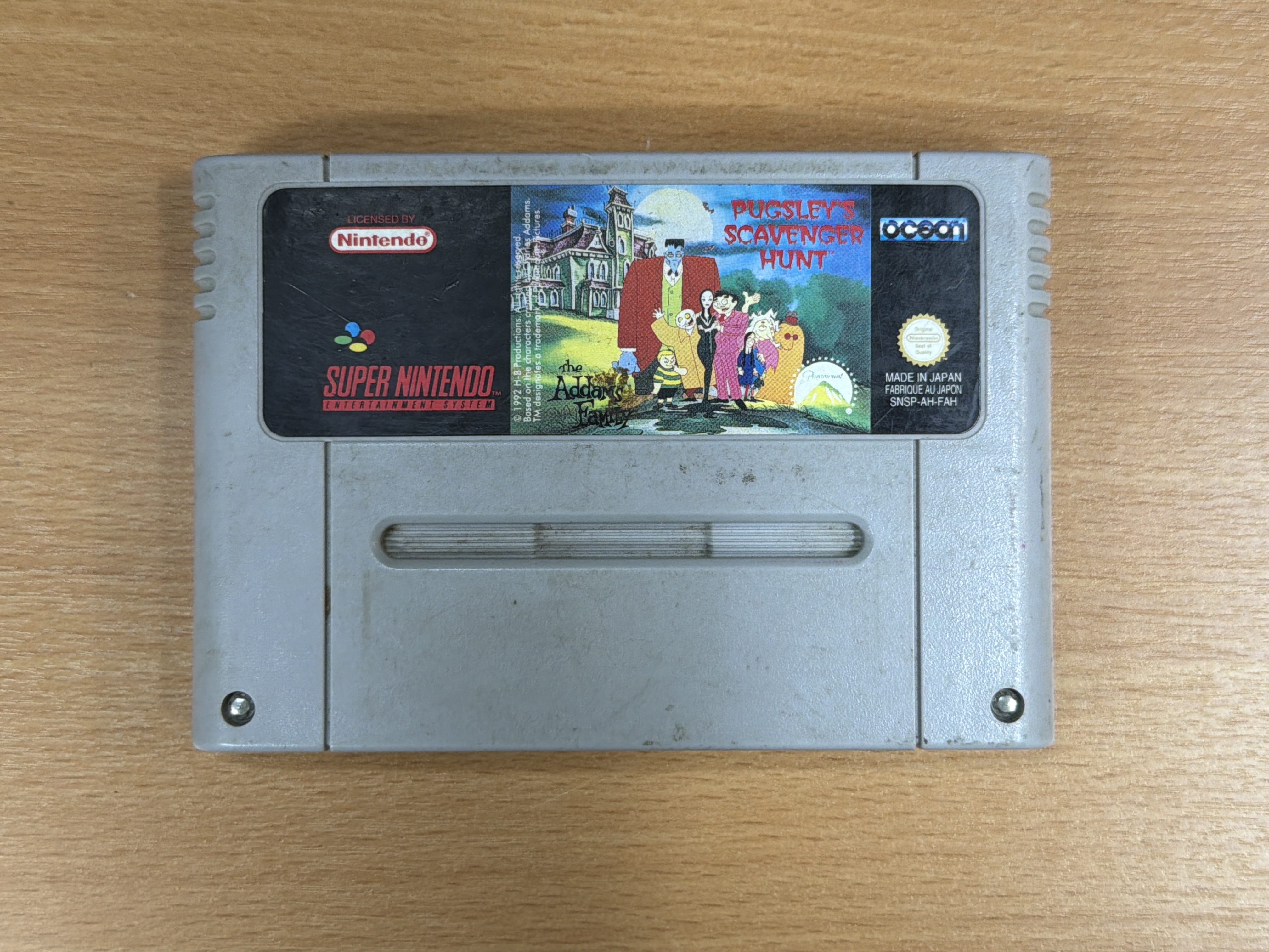 Pugsley's Scavenger Hunt Super Nintendo SNES