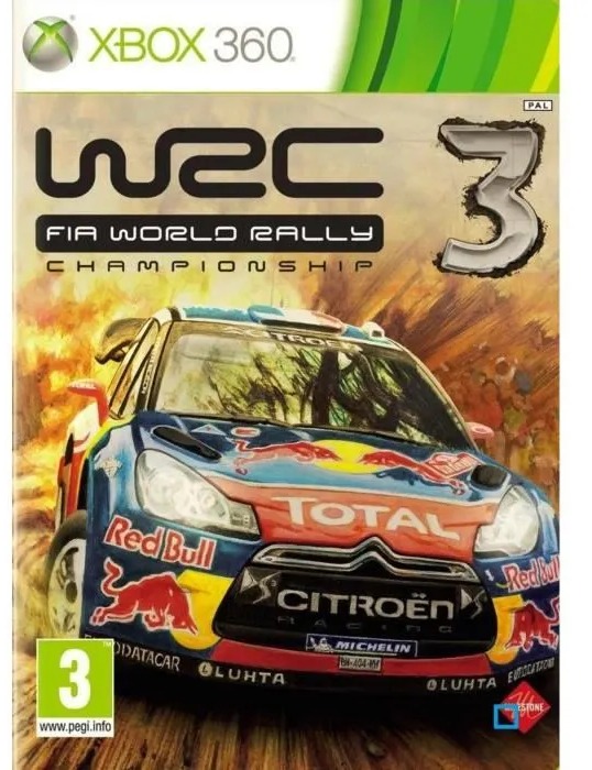 WRC 3 FIA World Rally Championship Xbox 360