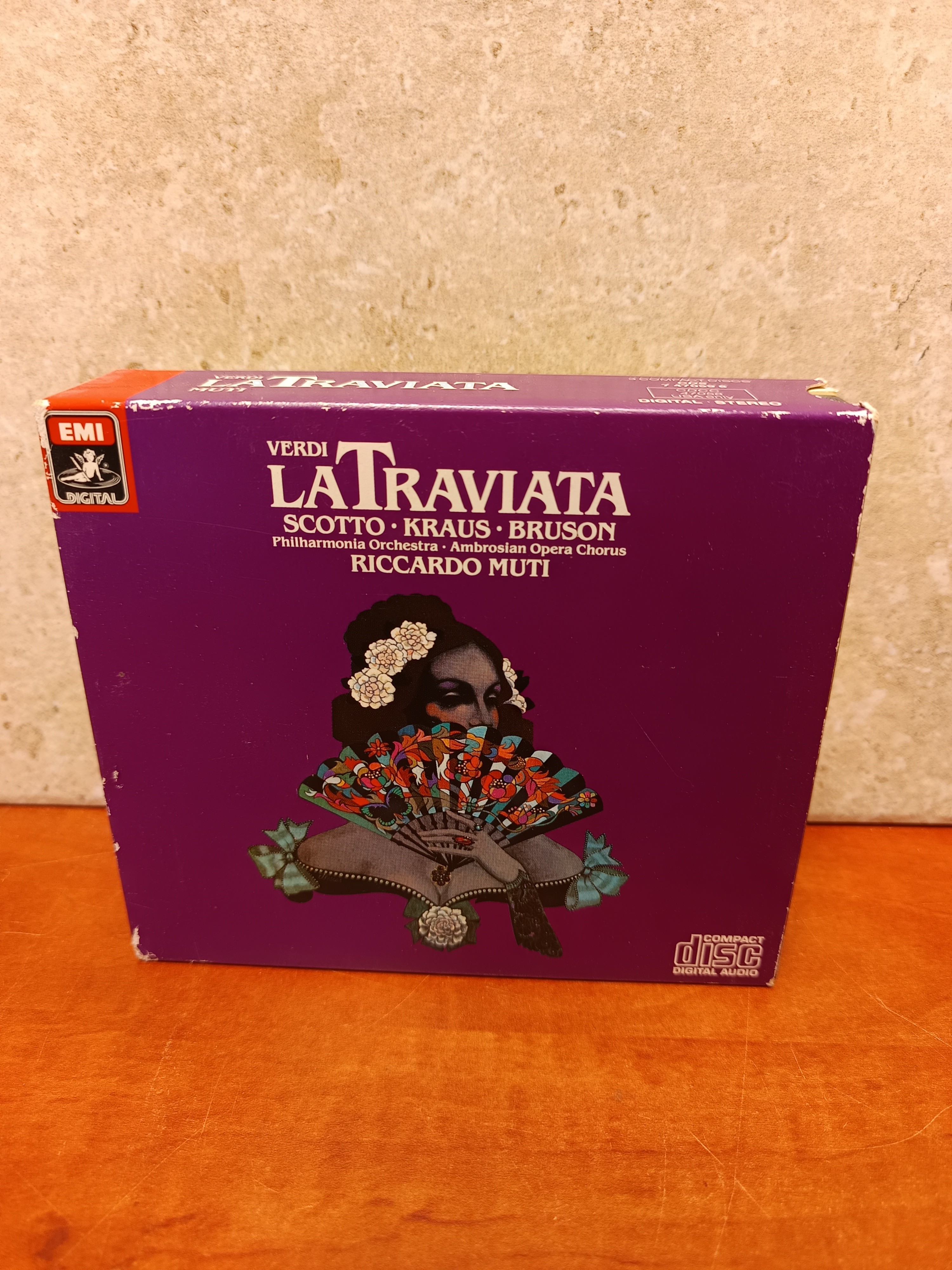 Coffret CD Verdi La Traviata Riccardo Muti EMI