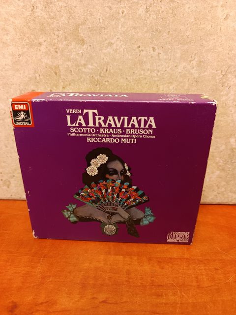 Coffret CD Verdi La Traviata Riccardo Muti EMI