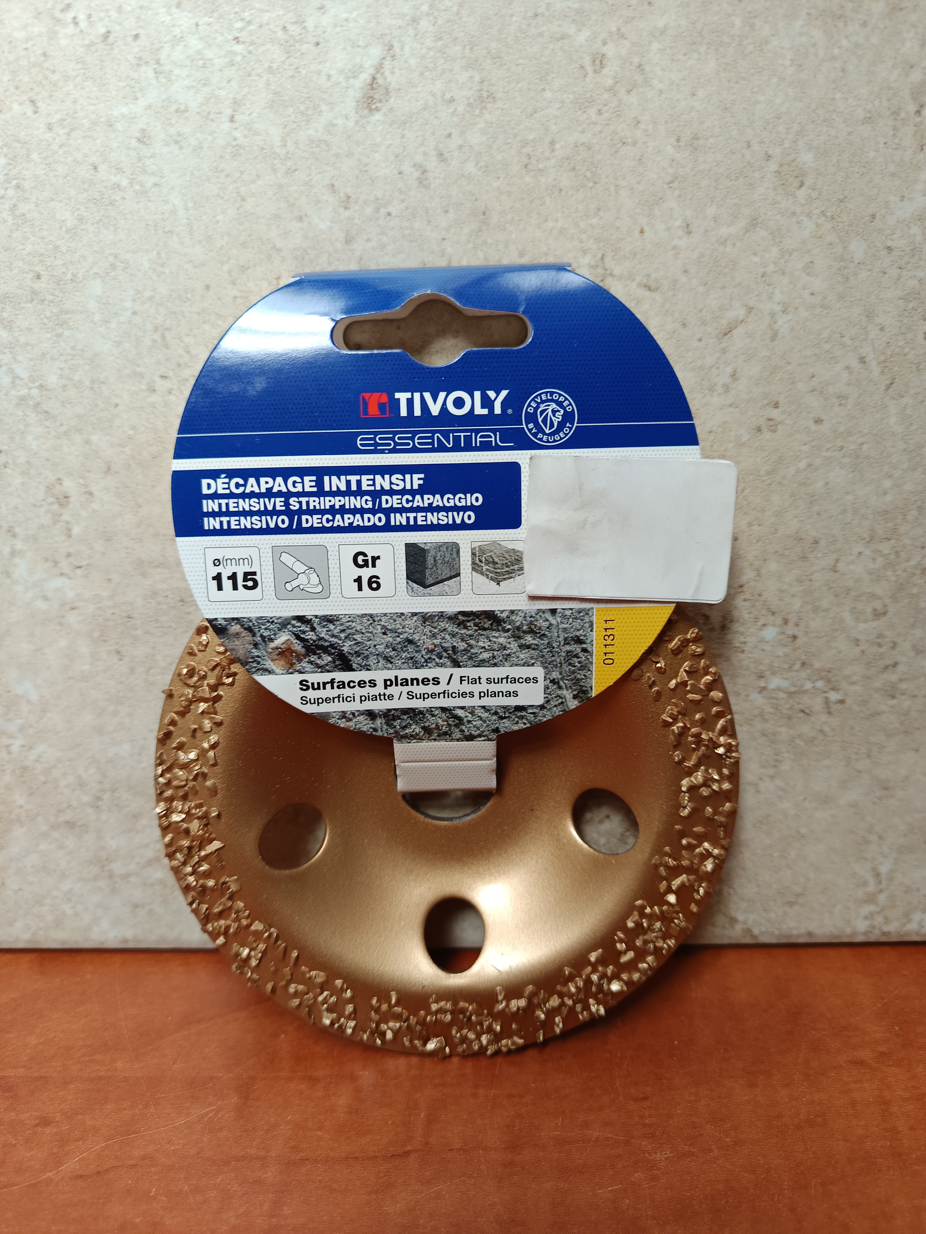 Tivoly Disque carbure de tungstène Ø115 x 22,23 mm Medium